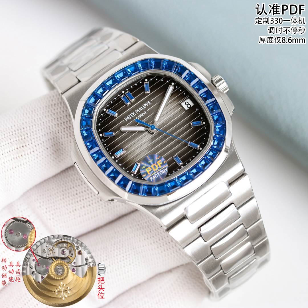 Cheap Patek Philippe AAA Diamond Watches in 220491, $280 USD- [IB220491] - Replica Patek Philippe AAA Diamond Watches