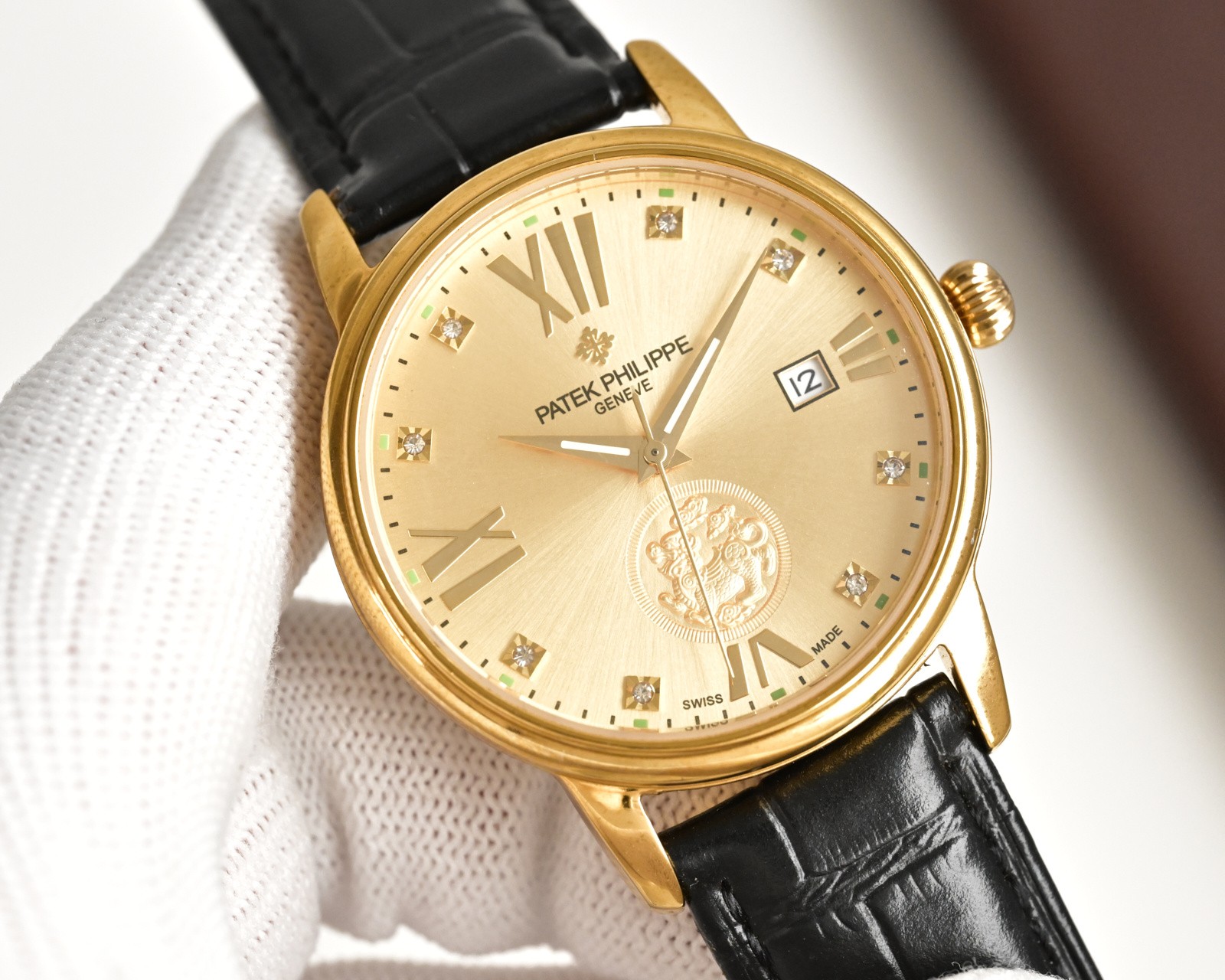 Cheap Patek Philippe AAA Diamond Watches in 220496, $280 USD- [IB220496] - Replica Patek Philippe AAA Diamond Watches