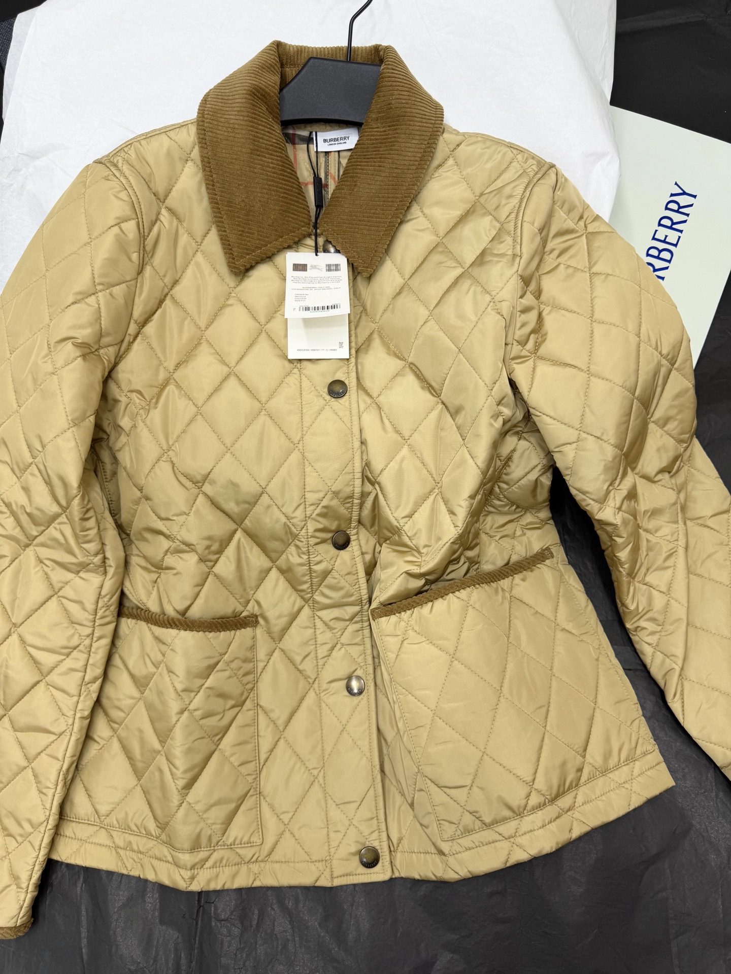 Cheap Burberry Trench Coats For Women in 220725, $200 USD- [IB220725] - Replica Burberry Trench Coats For Women