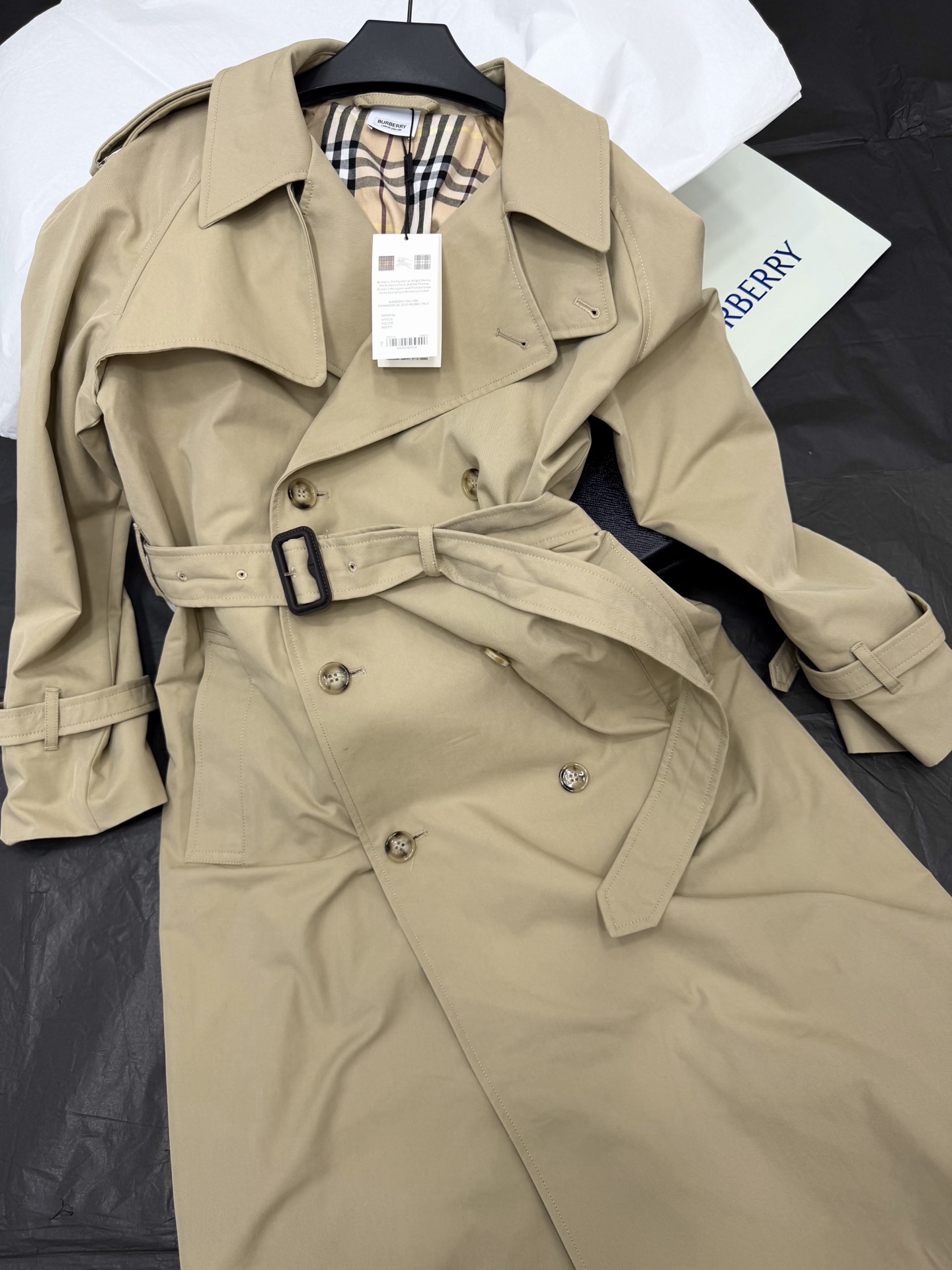 Cheap Burberry Trench Coats For Women in 220727, $200 USD- [IB220727] - Replica Burberry Trench Coats For Women