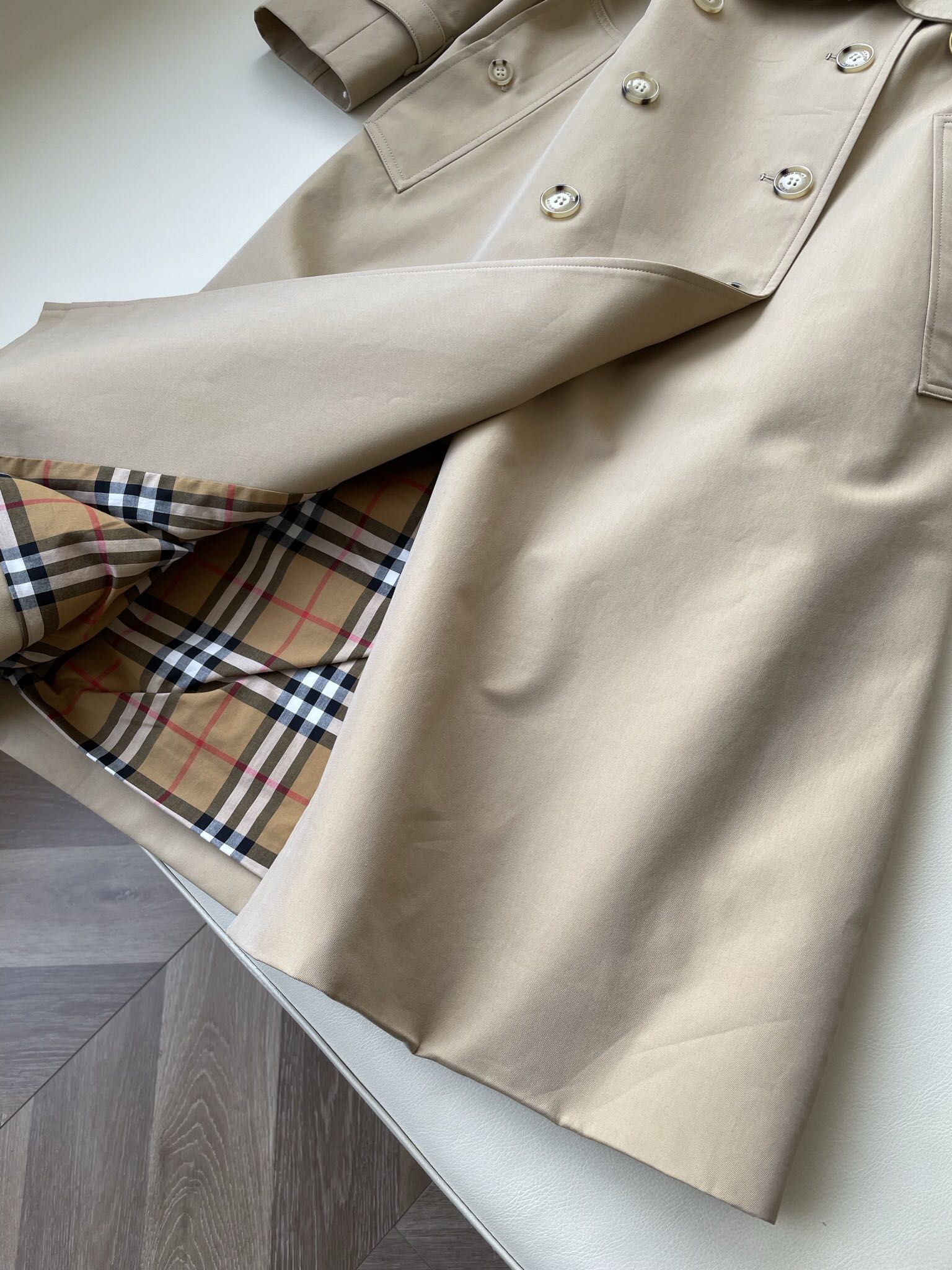 Cheap Burberry Trench Coats For Women in 220730, $200 USD- [IB220730] - Replica Burberry Trench Coats For Women