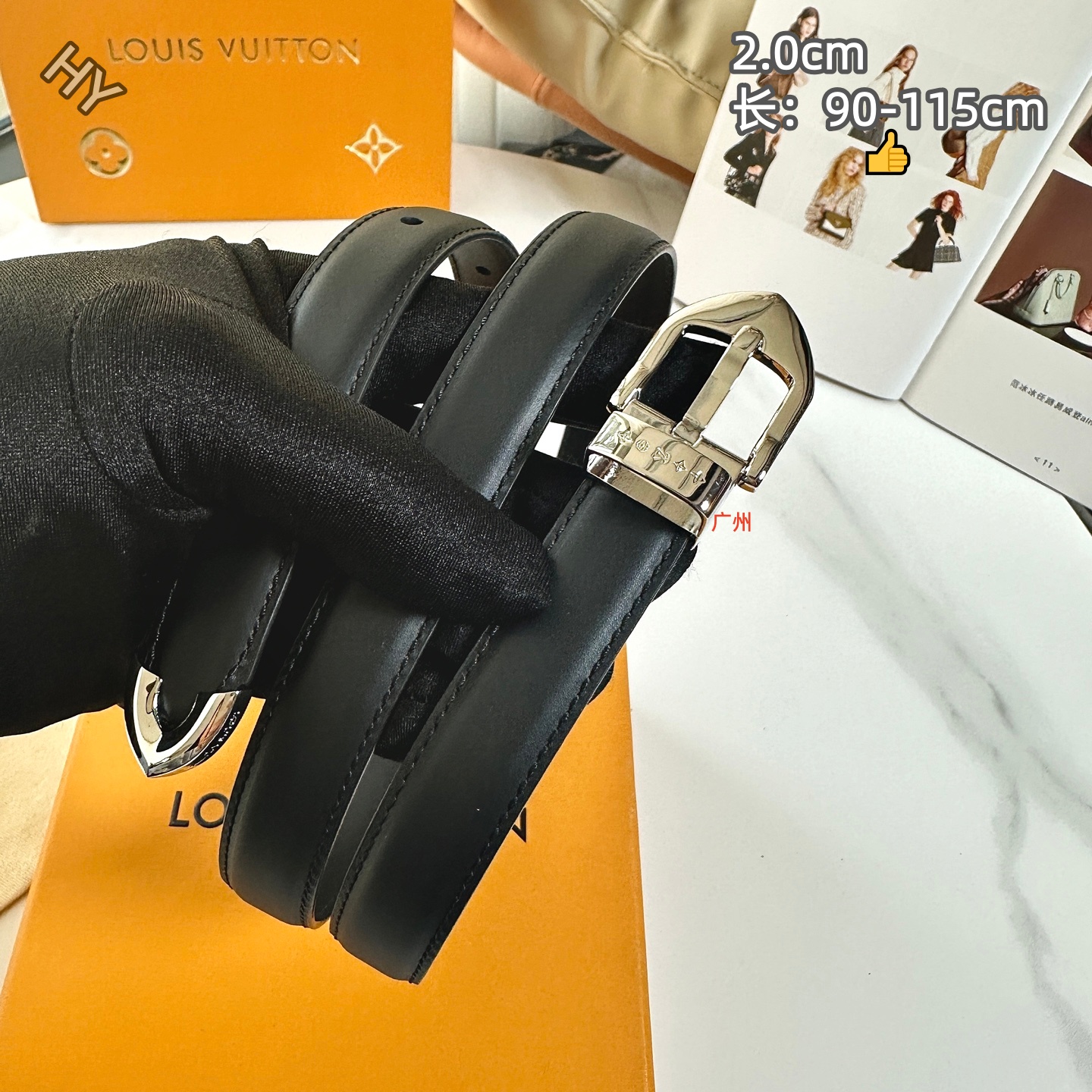 Cheap Louis Vuitton AAA Belts in 220816, $60 USD- [IB220816] - Replica Louis Vuitton AAA Belts