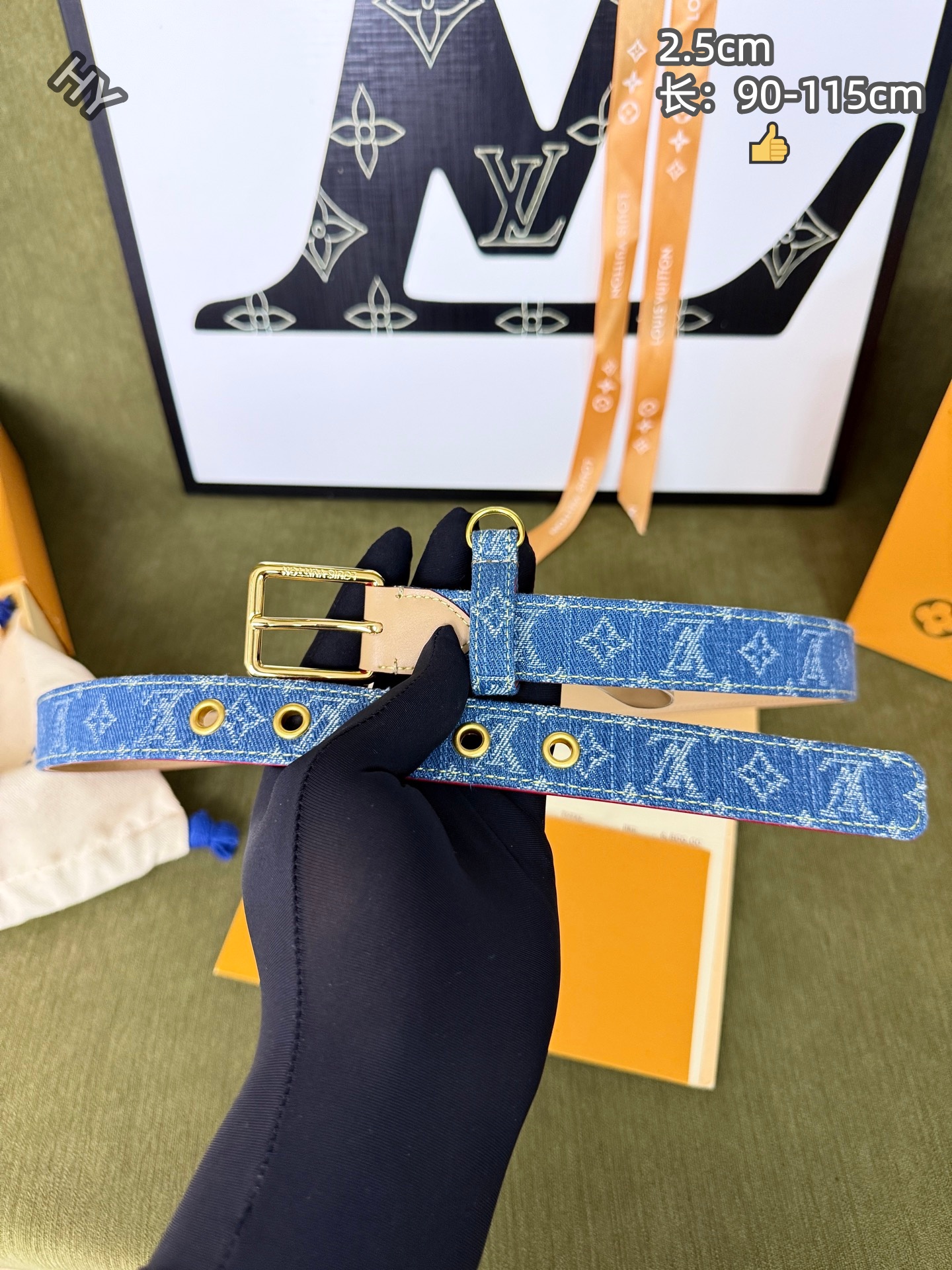 Cheap Louis Vuitton AAA Belts in 220821, $60 USD- [IB220821] - Replica Louis Vuitton AAA Belts