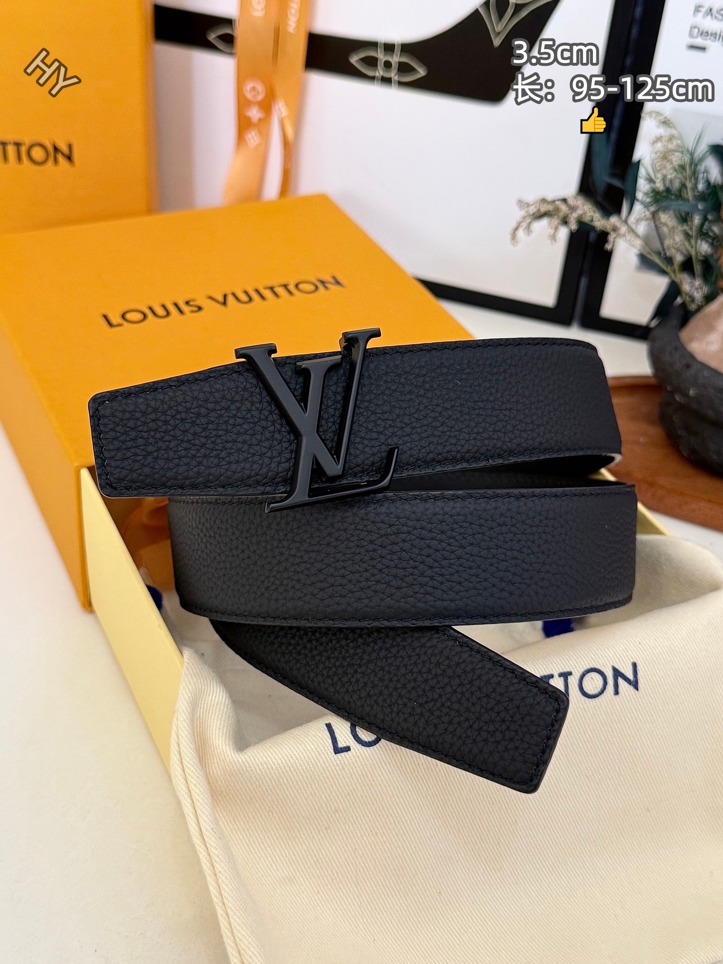 Cheap Louis Vuitton AAA Belts in 220849, $60 USD- [IB220849] - Replica Louis Vuitton AAA Belts