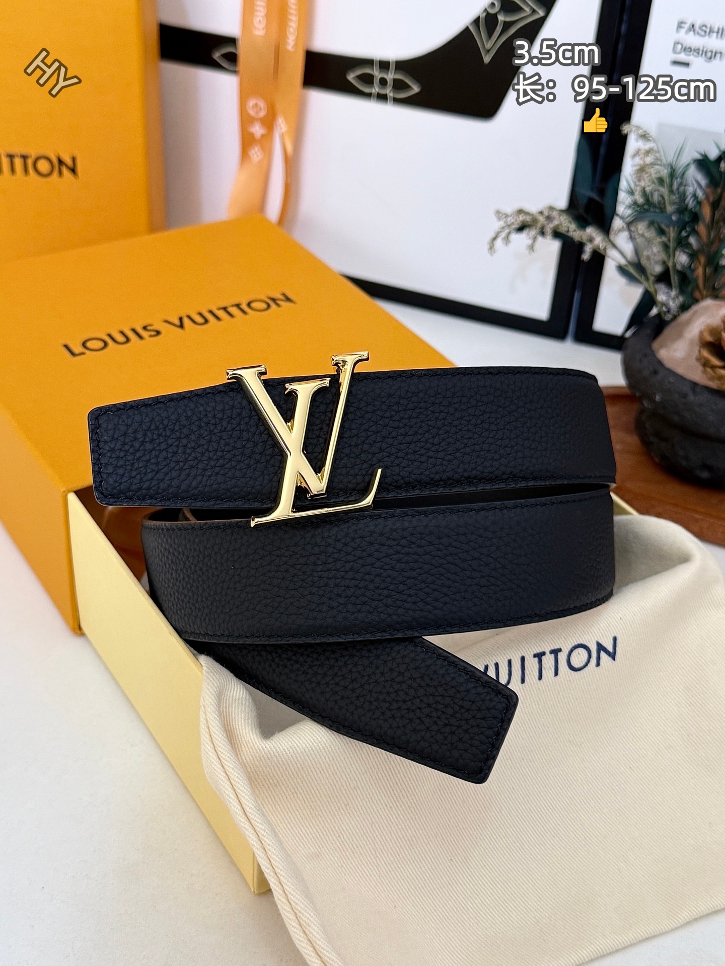 Cheap Louis Vuitton AAA Belts in 220850, $60 USD- [IB220850] - Replica Louis Vuitton AAA Belts