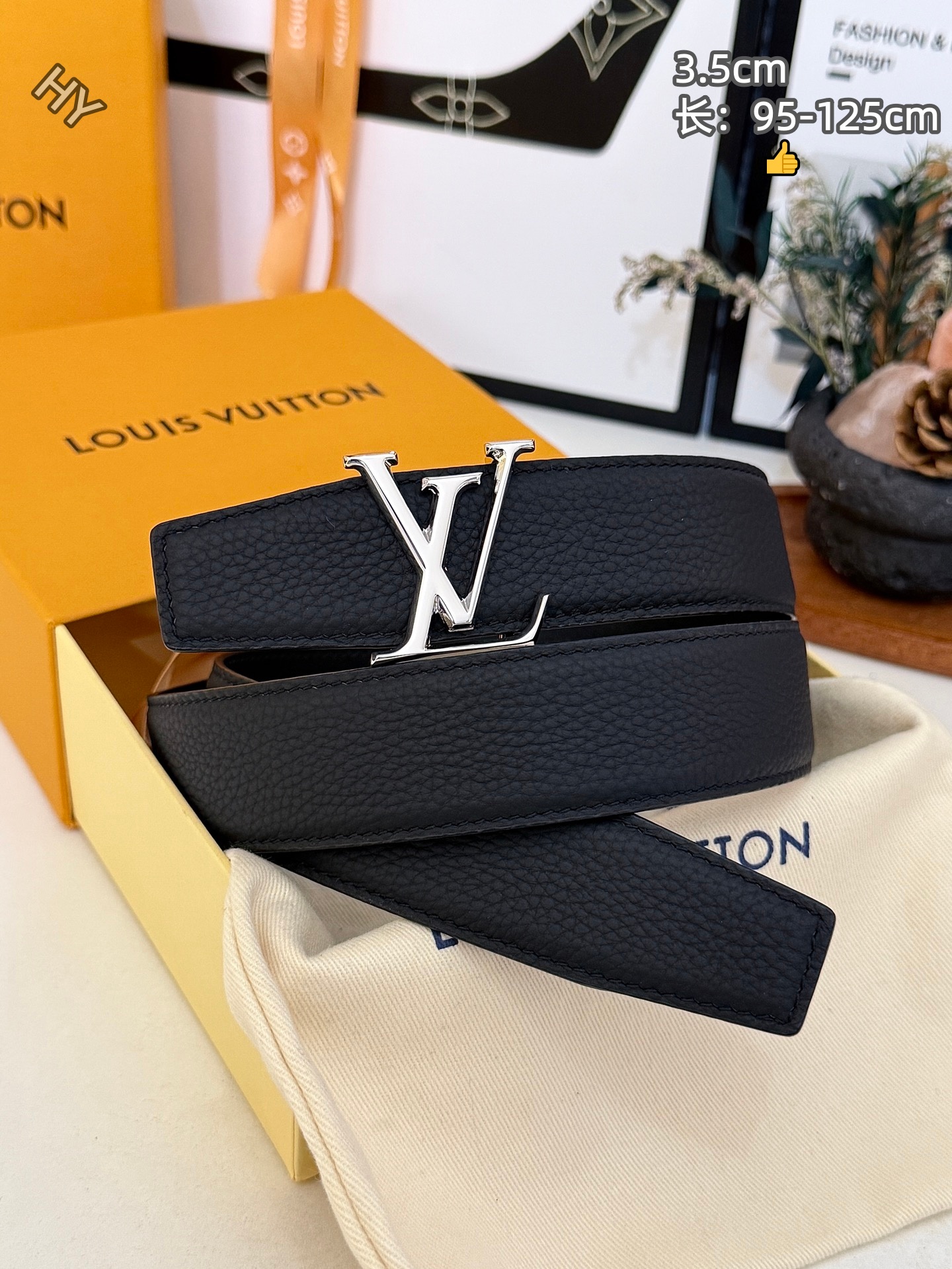 Cheap Louis Vuitton AAA Belts in 220851, $60 USD- [IB220851] - Replica Louis Vuitton AAA Belts