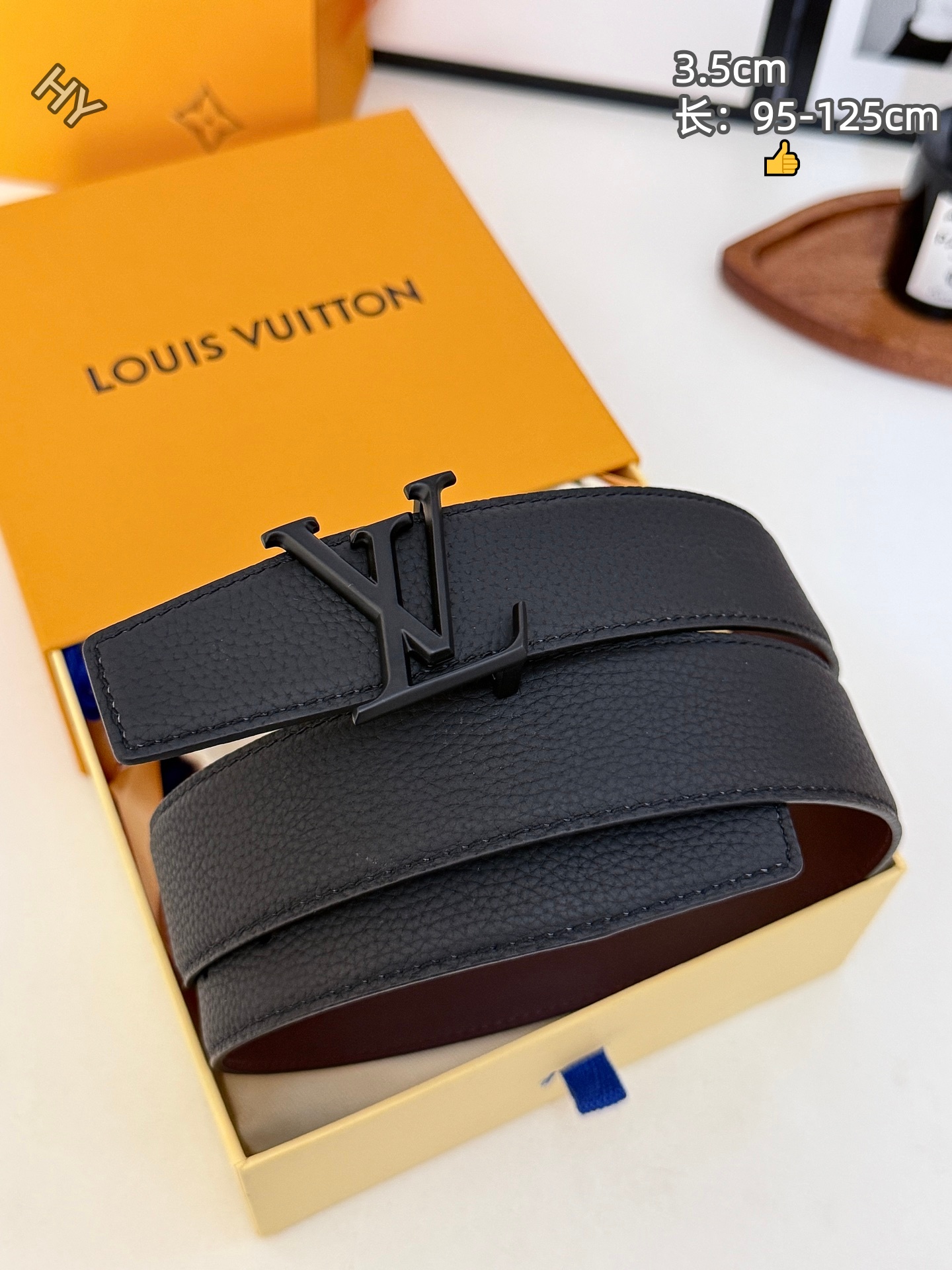 Cheap Louis Vuitton AAA Belts in 220852, $60 USD- [IB220852] - Replica Louis Vuitton AAA Belts