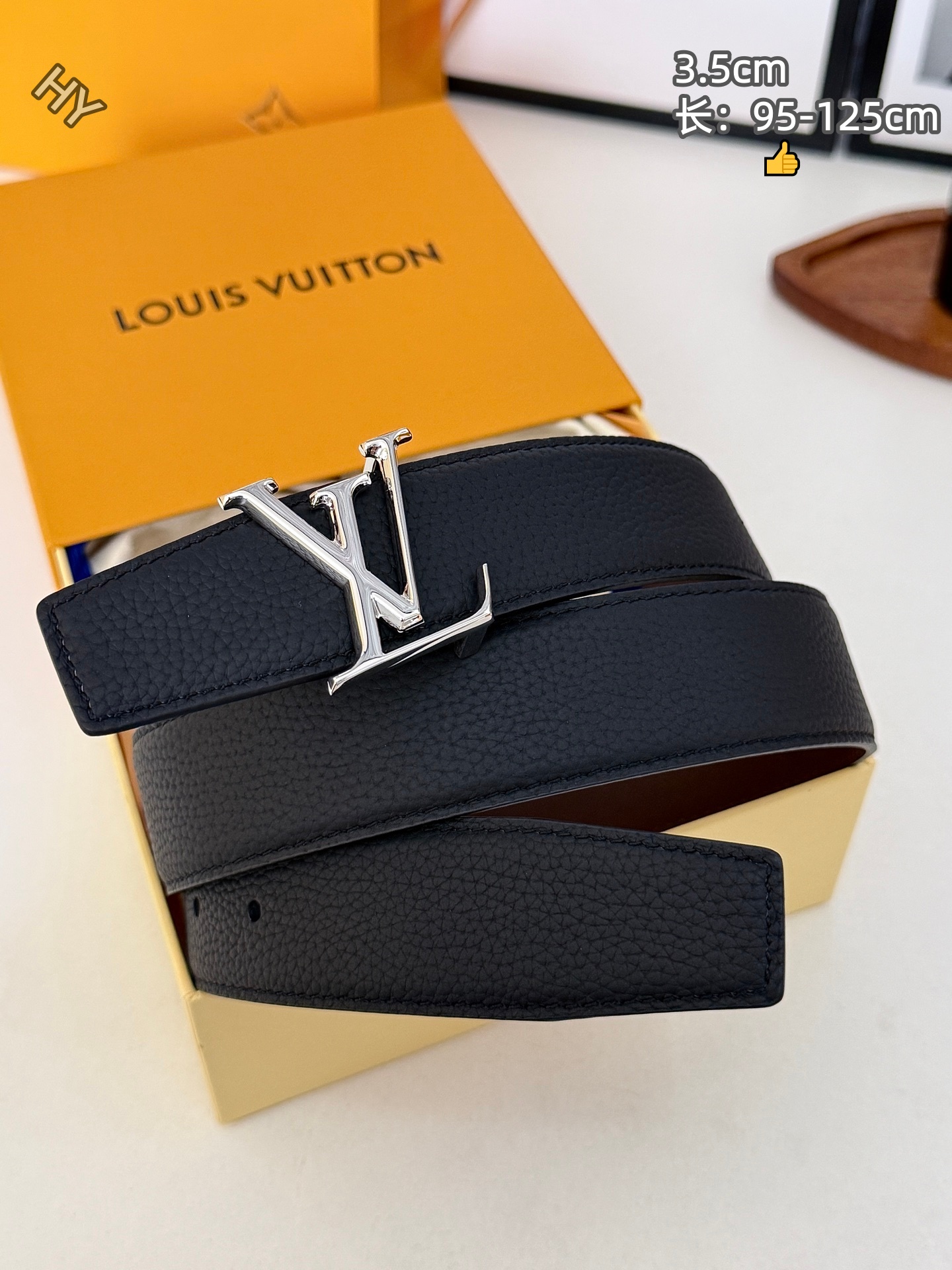 Cheap Louis Vuitton AAA Belts in 220854, $60 USD- [IB220854] - Replica Louis Vuitton AAA Belts