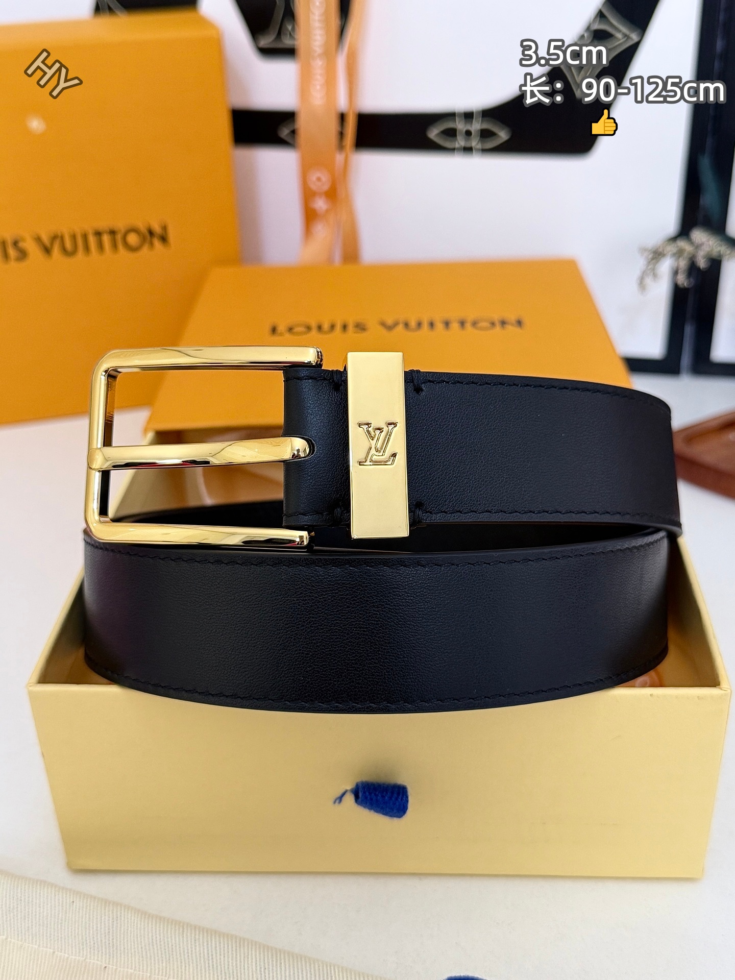 Cheap Louis Vuitton AAA Belts in 220879, $60 USD- [IB220879] - Replica Louis Vuitton AAA Belts
