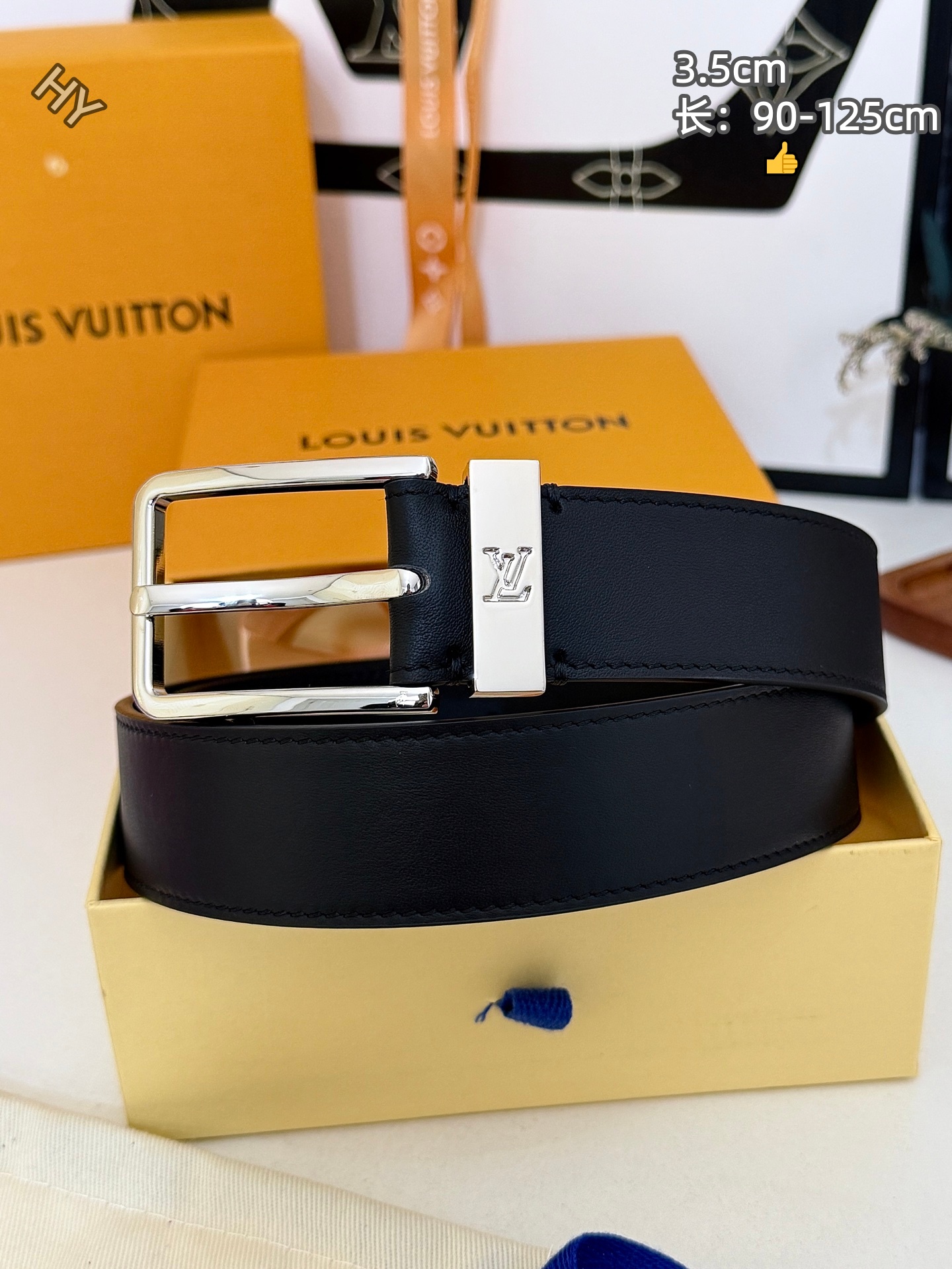 Cheap Louis Vuitton AAA Belts in 220880, $60 USD- [IB220880] - Replica Louis Vuitton AAA Belts
