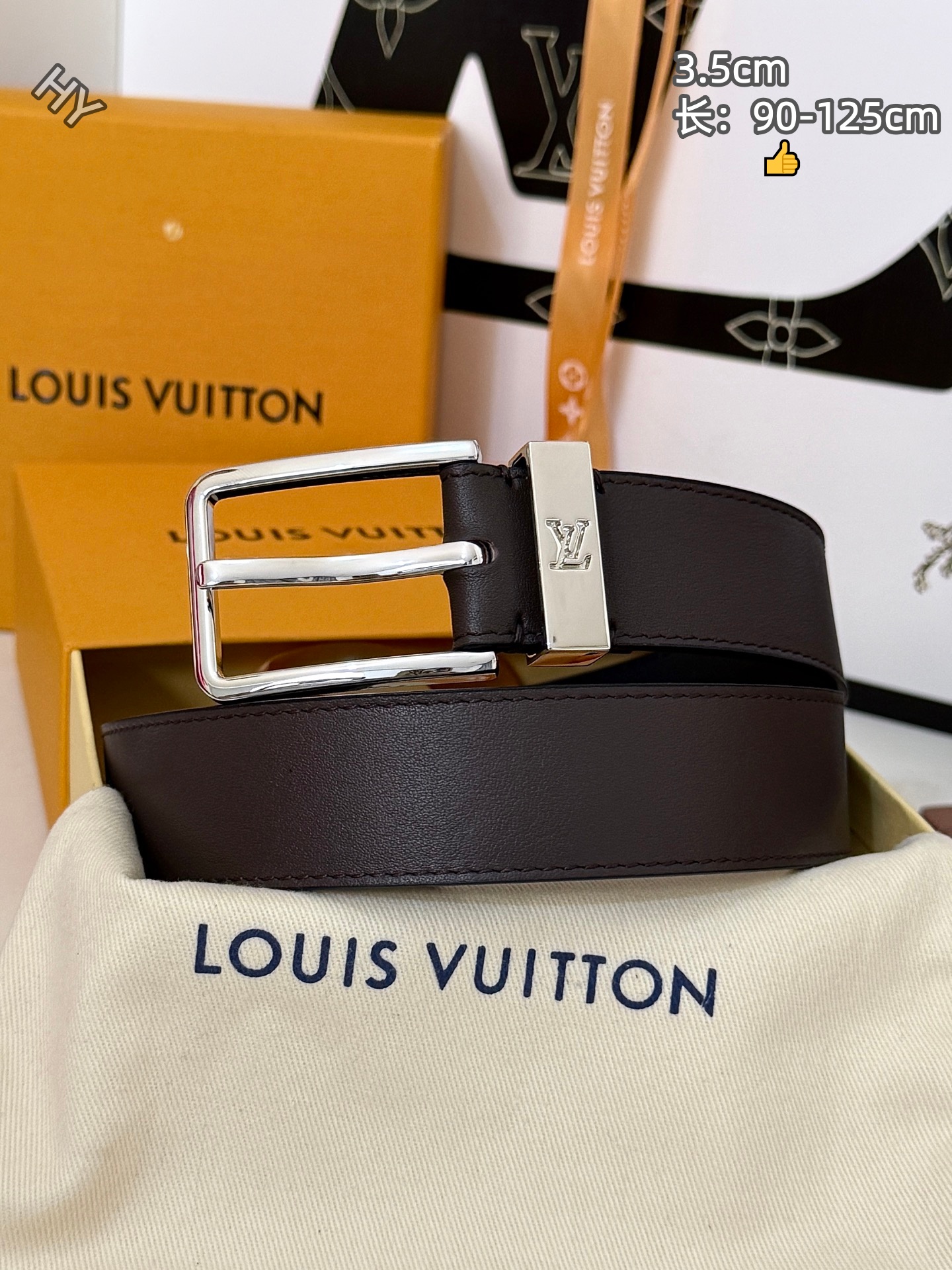 Cheap Louis Vuitton AAA Belts in 220884, $60 USD- [IB220884] - Replica Louis Vuitton AAA Belts