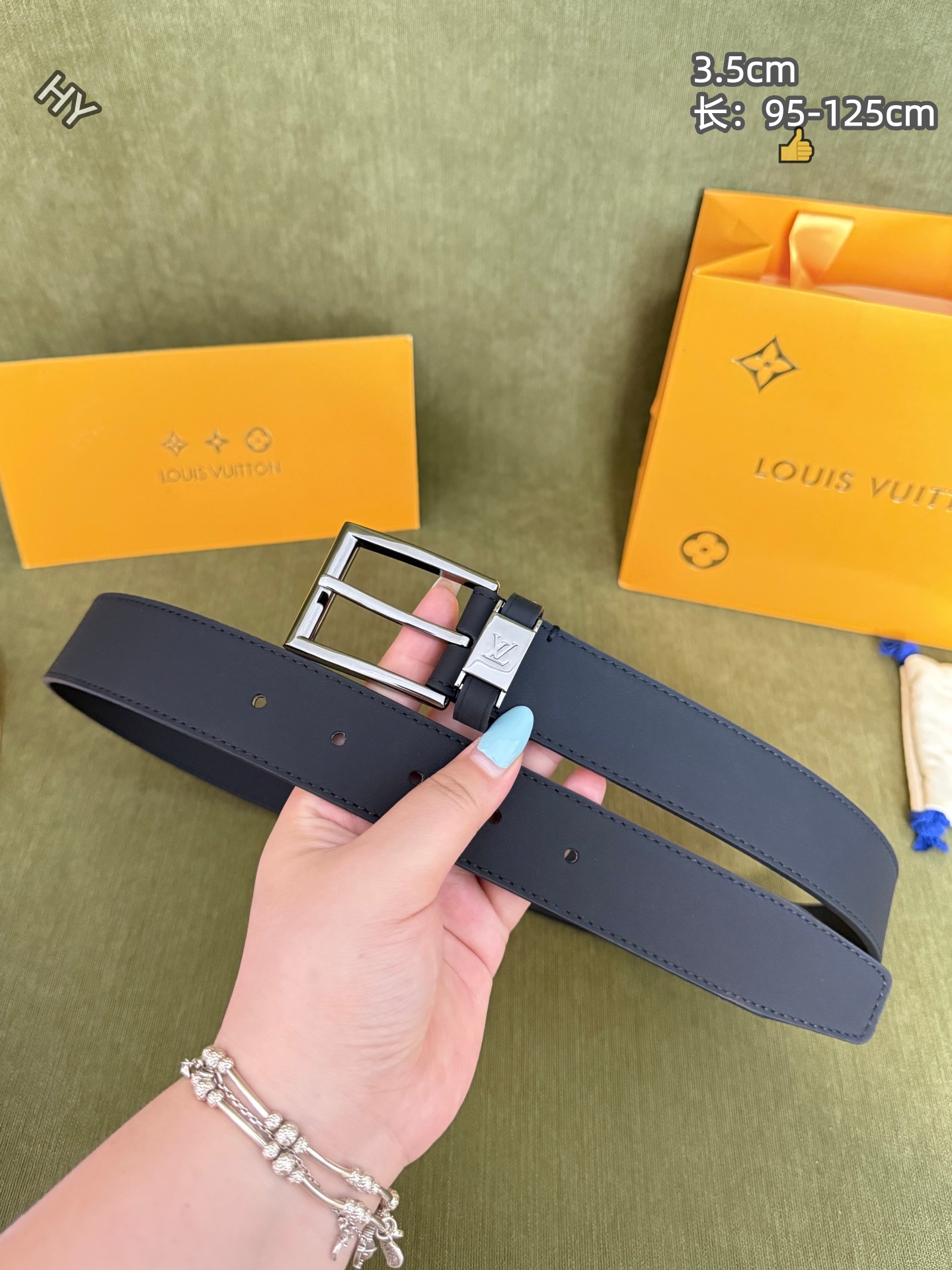 Cheap Louis Vuitton AAA Belts in 220889, $60 USD- [IB220889] - Replica Louis Vuitton AAA Belts