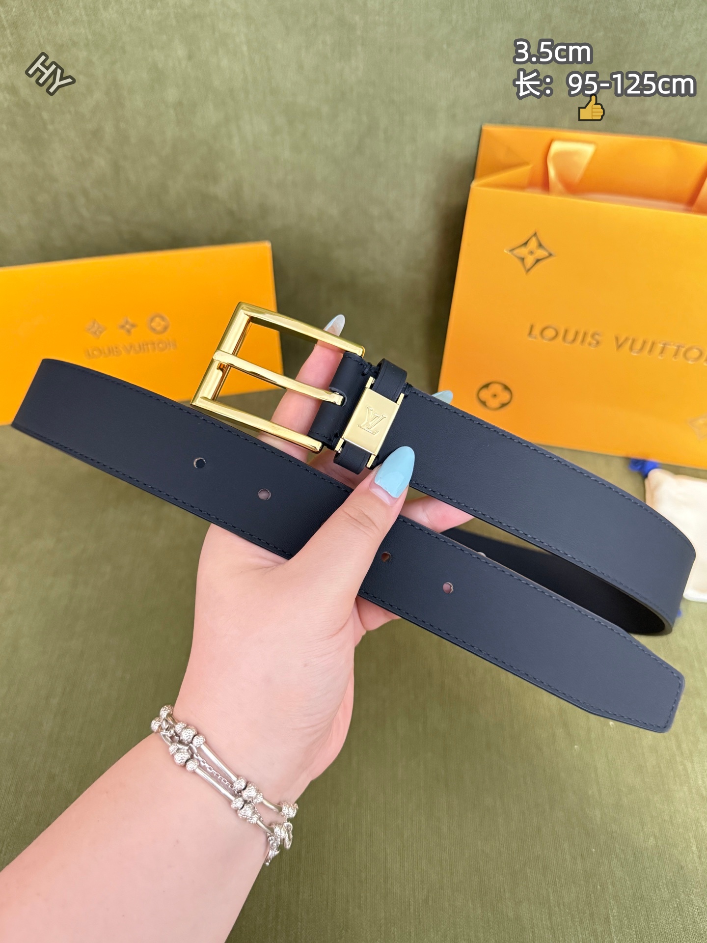 Cheap Louis Vuitton AAA Belts in 220890, $60 USD- [IB220890] - Replica Louis Vuitton AAA Belts
