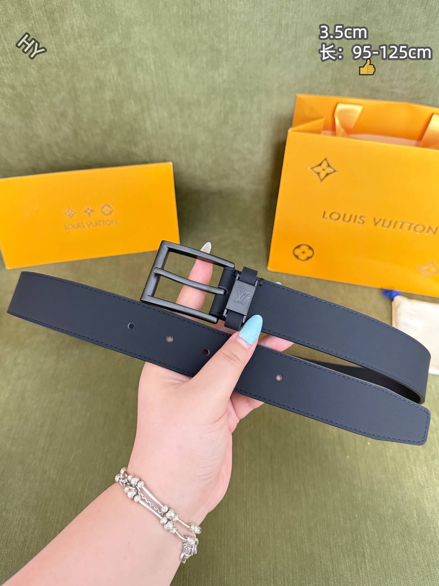 Cheap Louis Vuitton AAA Belts in 220891, $60 USD- [IB220891] - Replica Louis Vuitton AAA Belts