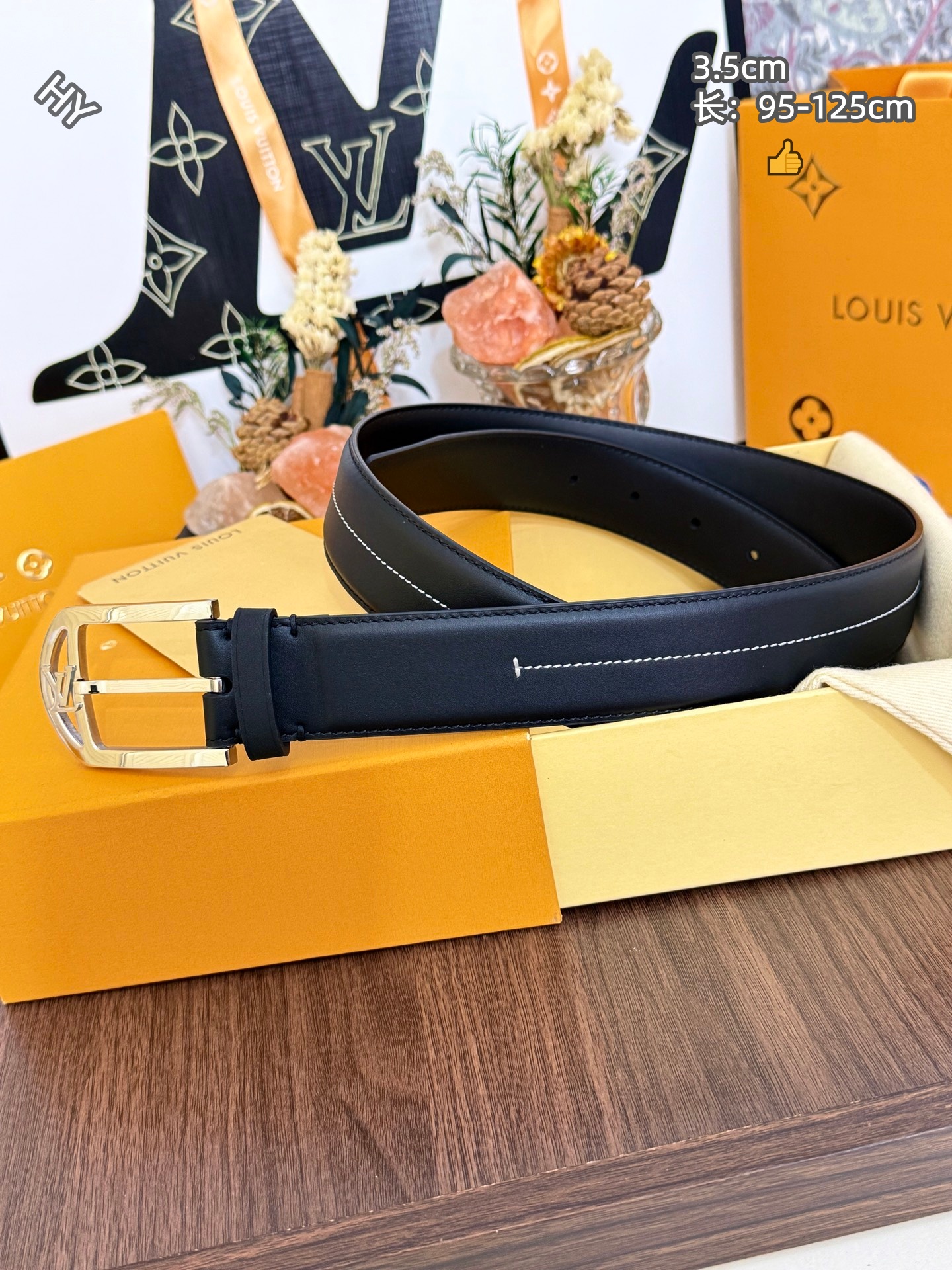 Cheap Louis Vuitton AAA Belts in 220893, $60 USD- [IB220893] - Replica Louis Vuitton AAA Belts