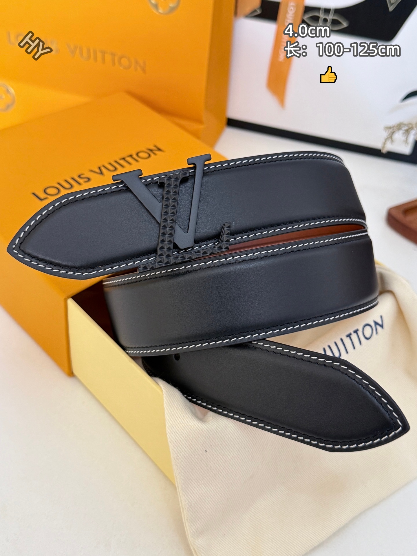 Cheap Louis Vuitton AAA Belts in 220919, $60 USD- [IB220919] - Replica Louis Vuitton AAA Belts