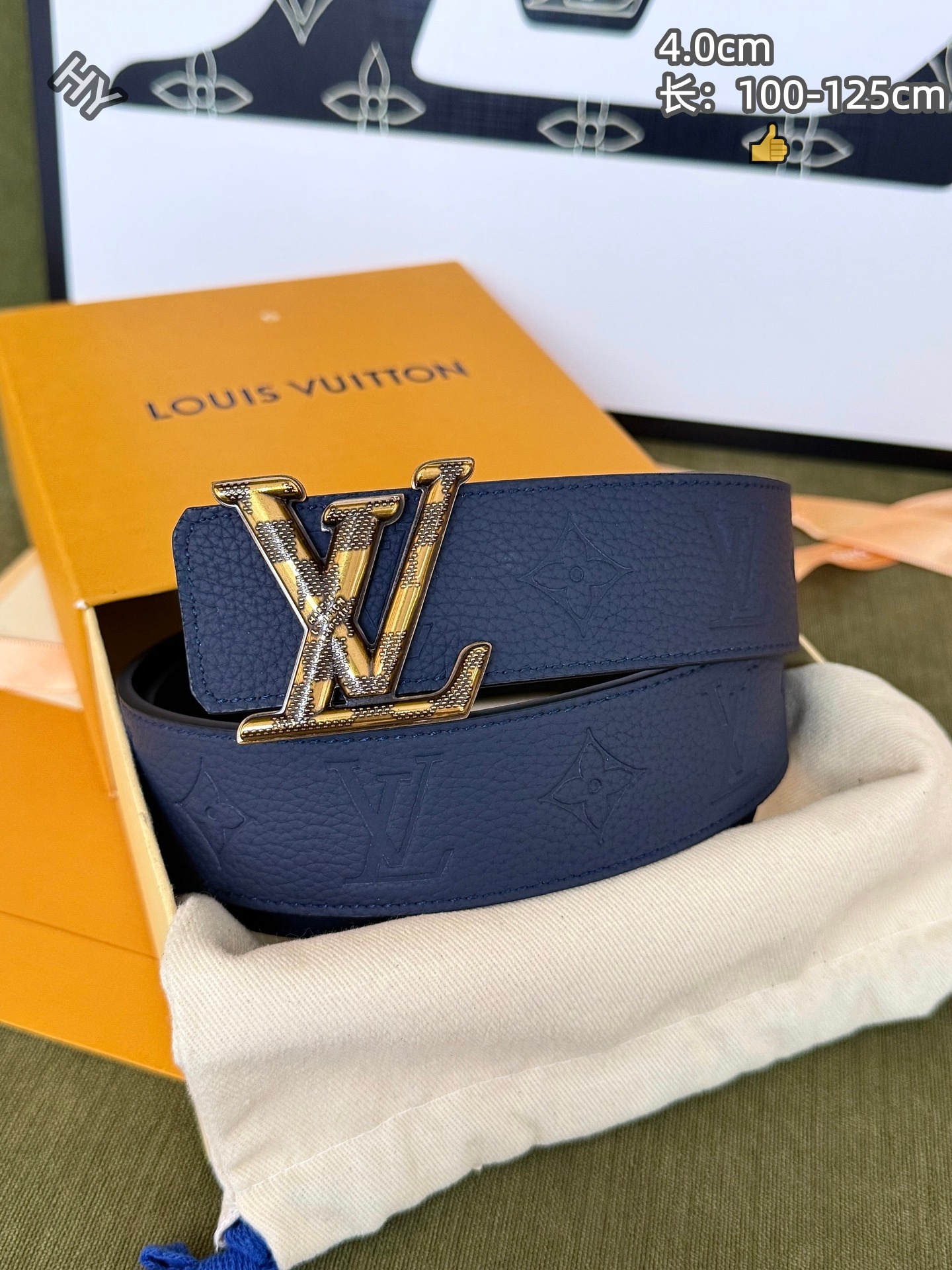 Cheap Louis Vuitton AAA Belts in 220933, $60 USD- [IB220933] - Replica Louis Vuitton AAA Belts