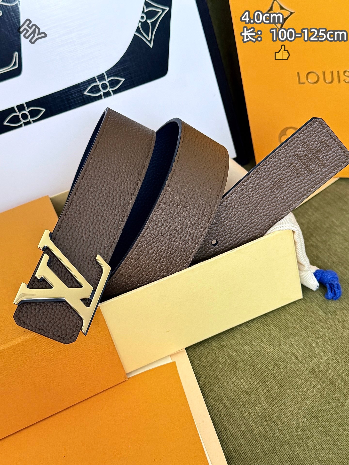Cheap Louis Vuitton AAA Belts in 220936, $60 USD- [IB220936] - Replica Louis Vuitton AAA Belts