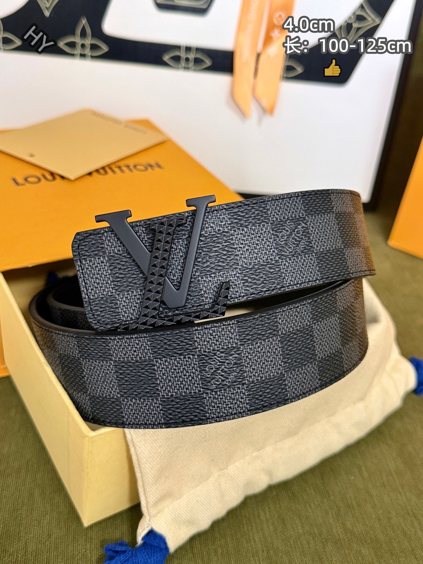 Cheap Louis Vuitton AAA Belts in 220942, $60 USD- [IB220942] - Replica Louis Vuitton AAA Belts