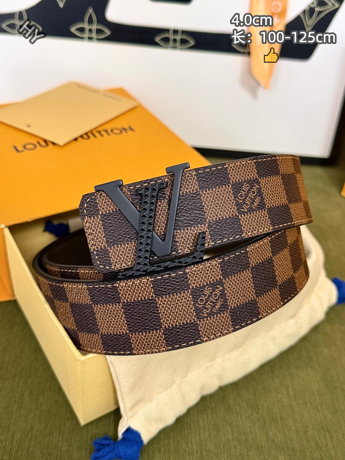 Cheap Louis Vuitton AAA Belts in 220943, $60 USD- [IB220943] - Replica Louis Vuitton AAA Belts