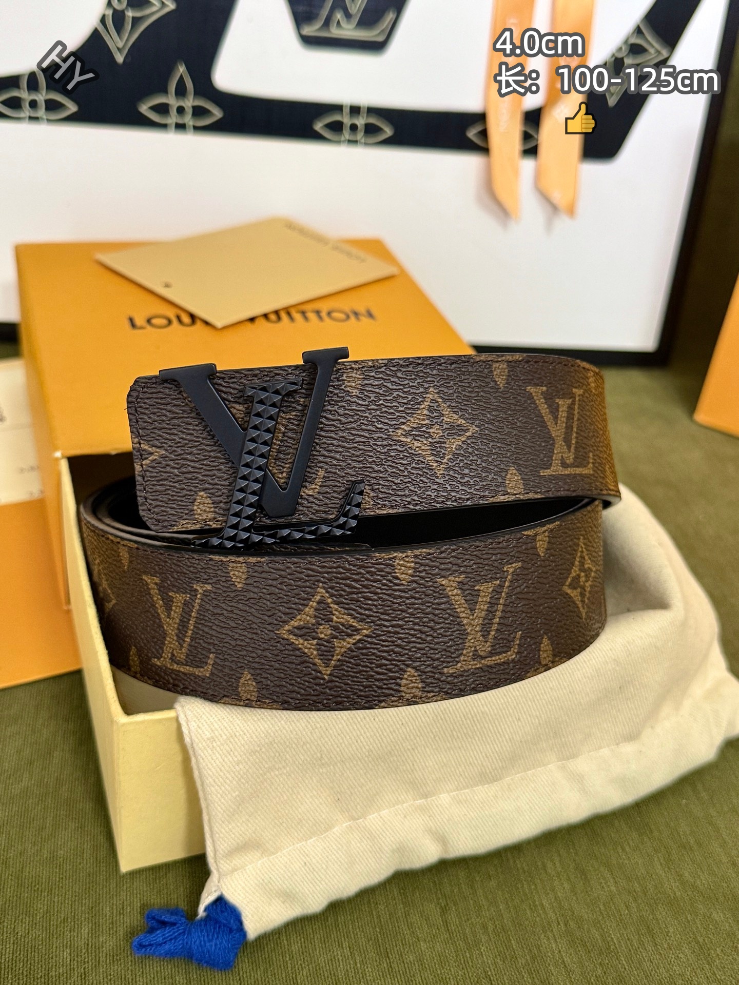 Cheap Louis Vuitton AAA Belts in 220944, $60 USD- [IB220944] - Replica Louis Vuitton AAA Belts