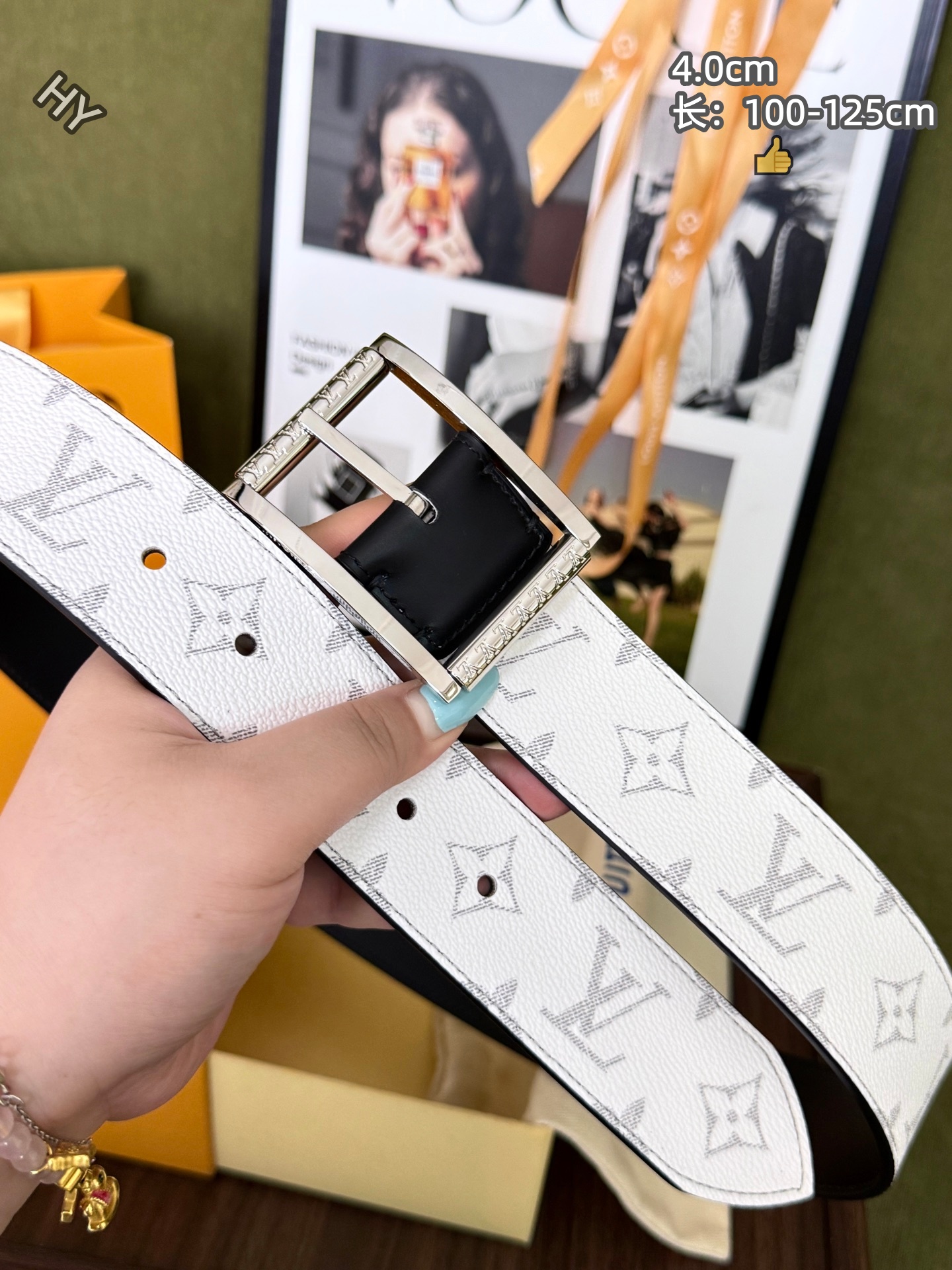 Cheap Louis Vuitton AAA Belts in 220963, $60 USD- [IB220963] - Replica Louis Vuitton AAA Belts