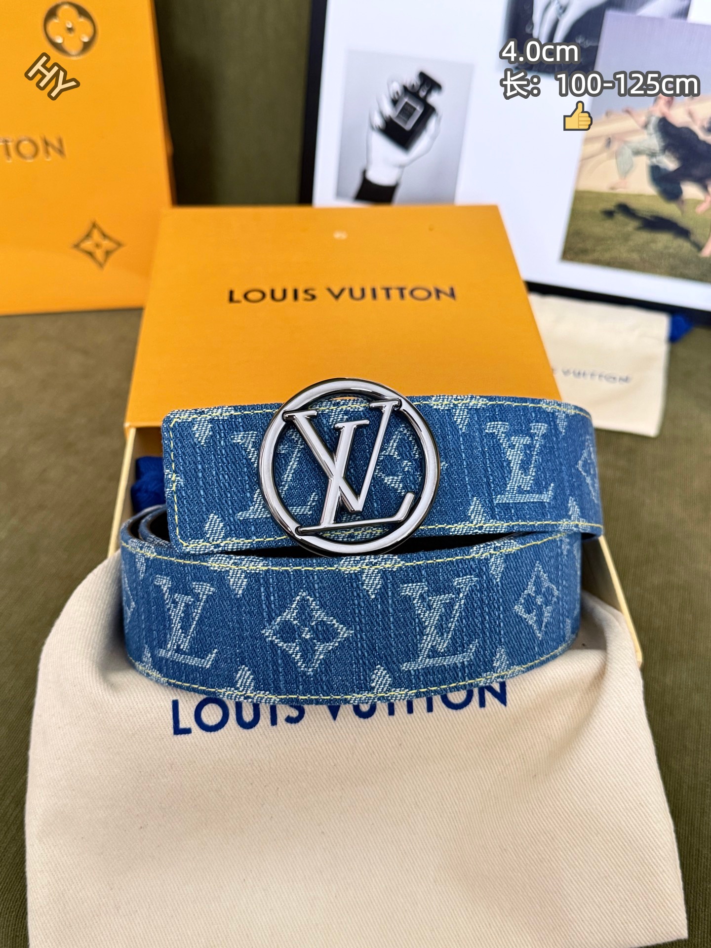 Cheap Louis Vuitton AAA Belts in 220970, $60 USD- [IB220970] - Replica Louis Vuitton AAA Belts