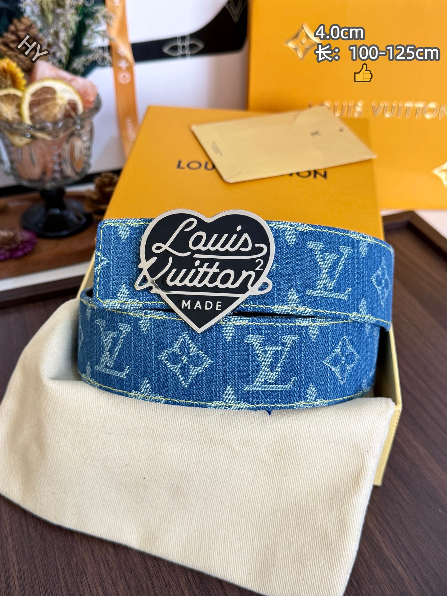Cheap Louis Vuitton AAA Belts in 220982, $60 USD- [IB220982] - Replica Louis Vuitton AAA Belts