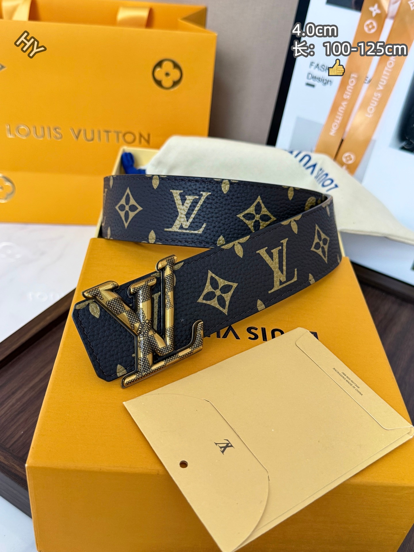 Cheap Louis Vuitton AAA Belts in 220985, $60 USD- [IB220985] - Replica Louis Vuitton AAA Belts