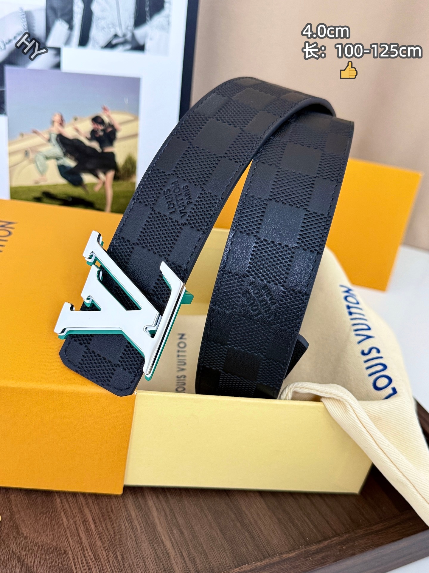 Cheap Louis Vuitton AAA Belts in 220992, $60 USD- [IB220992] - Replica Louis Vuitton AAA Belts