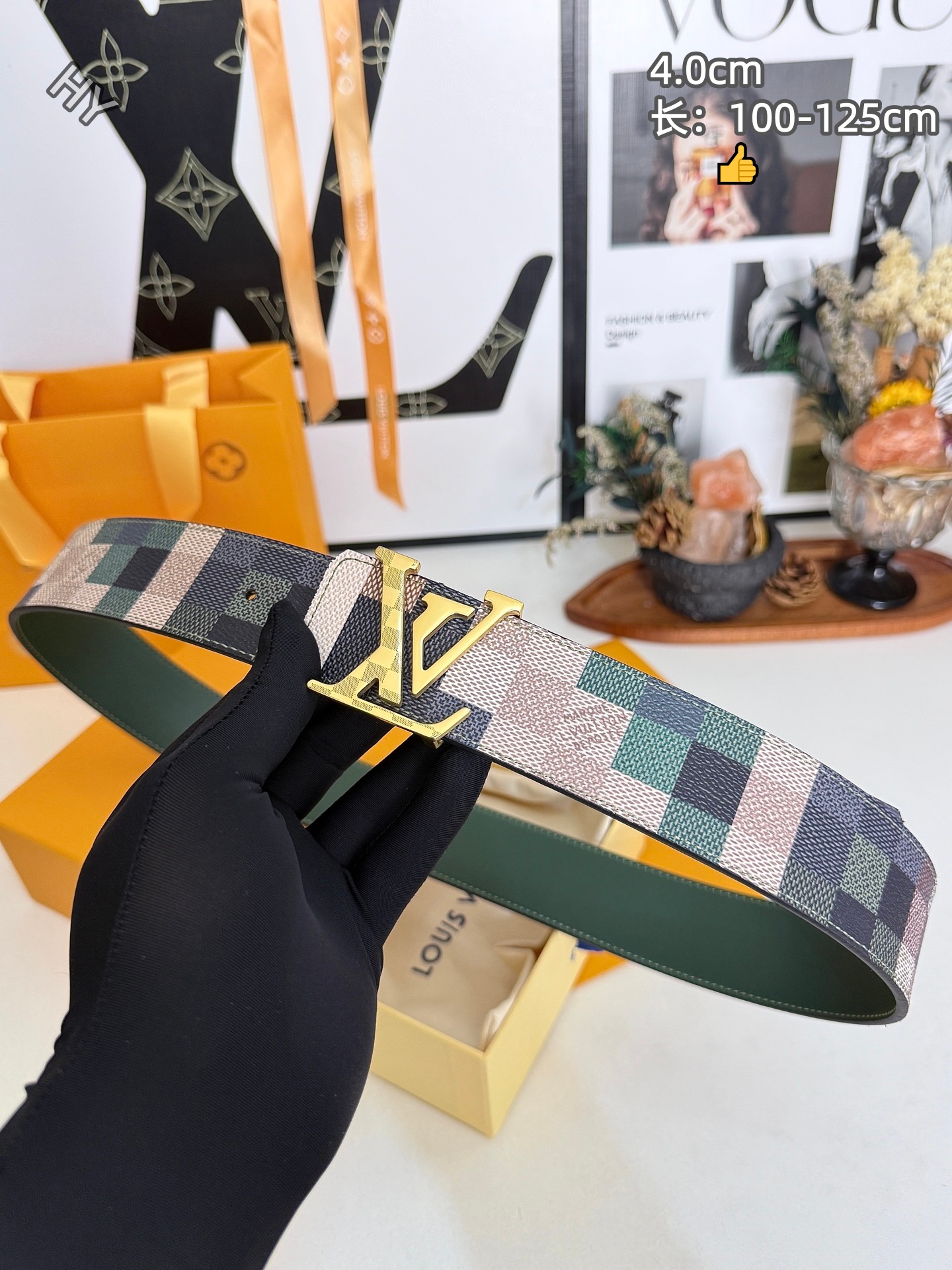 Cheap Louis Vuitton AAA Belts in 221012, $60 USD- [IB221012] - Replica Louis Vuitton AAA Belts