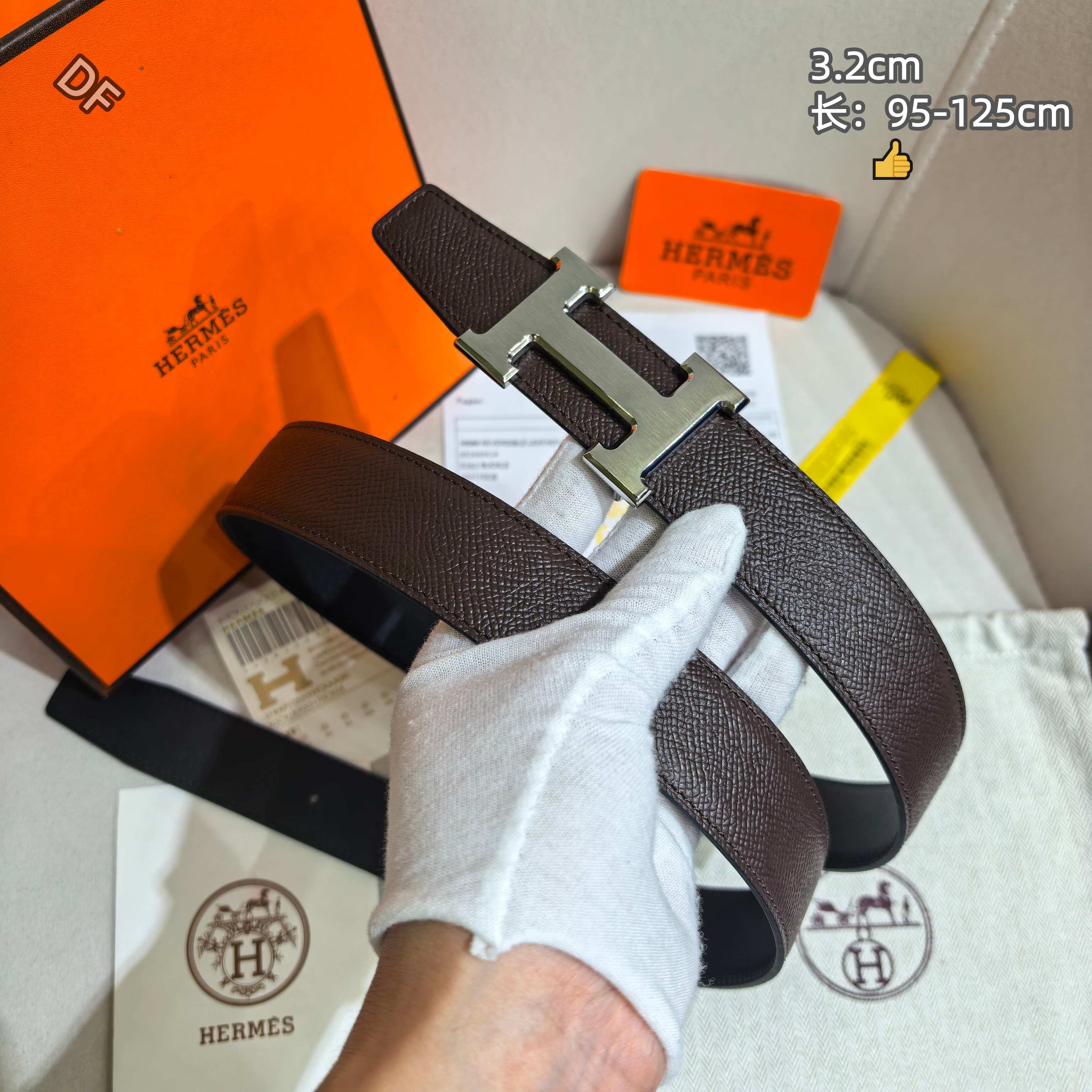 Cheap Hermes AAA Quality Belts in 221032, $60 USD- [IB221032] - Replica Hermes AAA Quality Belts