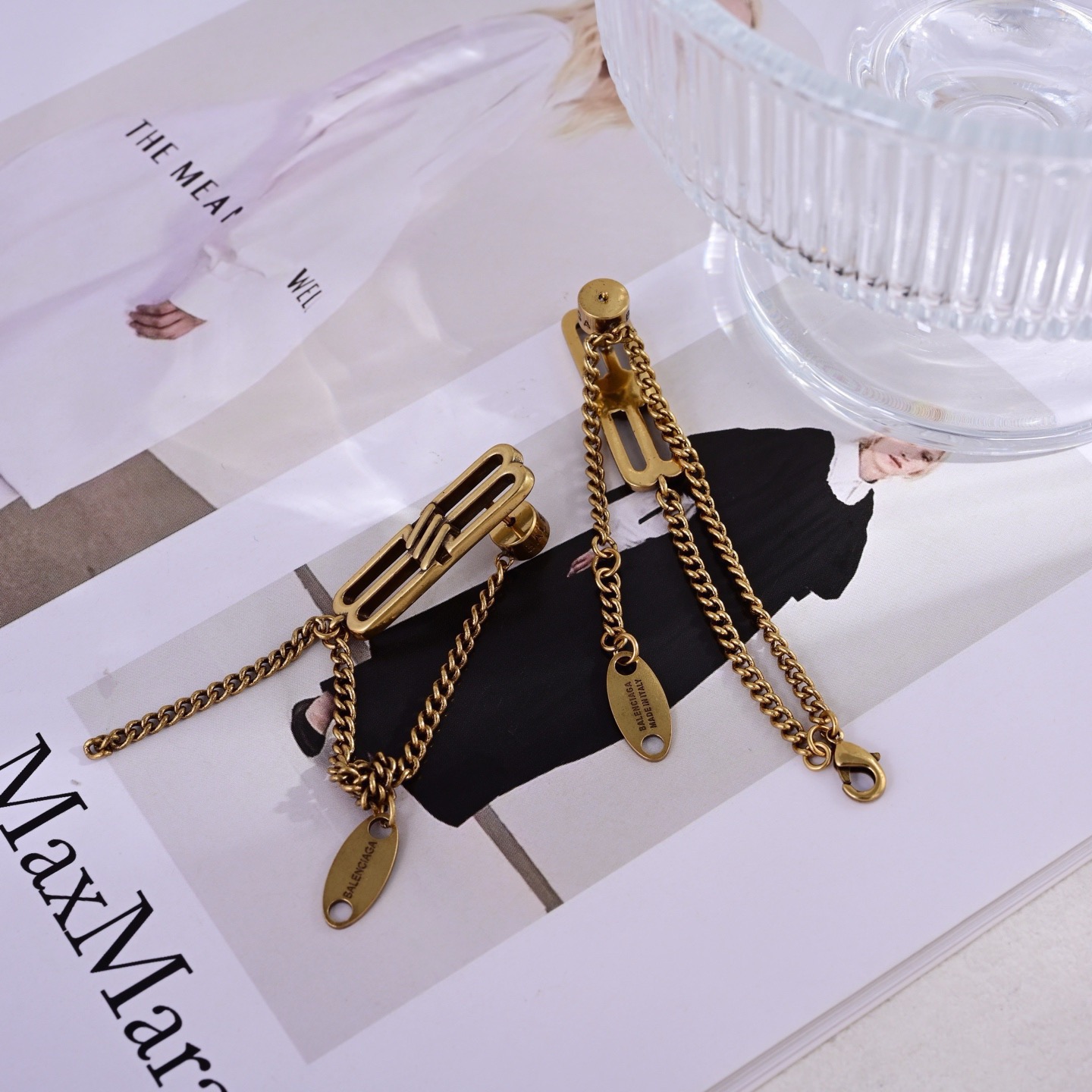 Cheap Balenciaga Earring in 221100, $30 USD- [IB221100] - Replica Balenciaga Earring