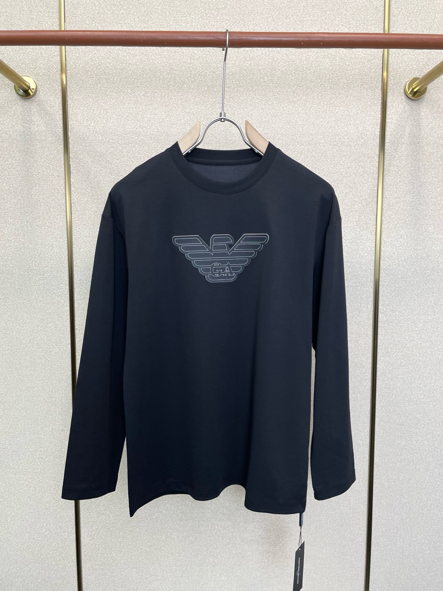 Cheap Armani Long-Sleeved T-Shirts for Men in 221144, $45 USD- [IB221144] - Replica Armani Long-Sleeved T-Shirts for Men