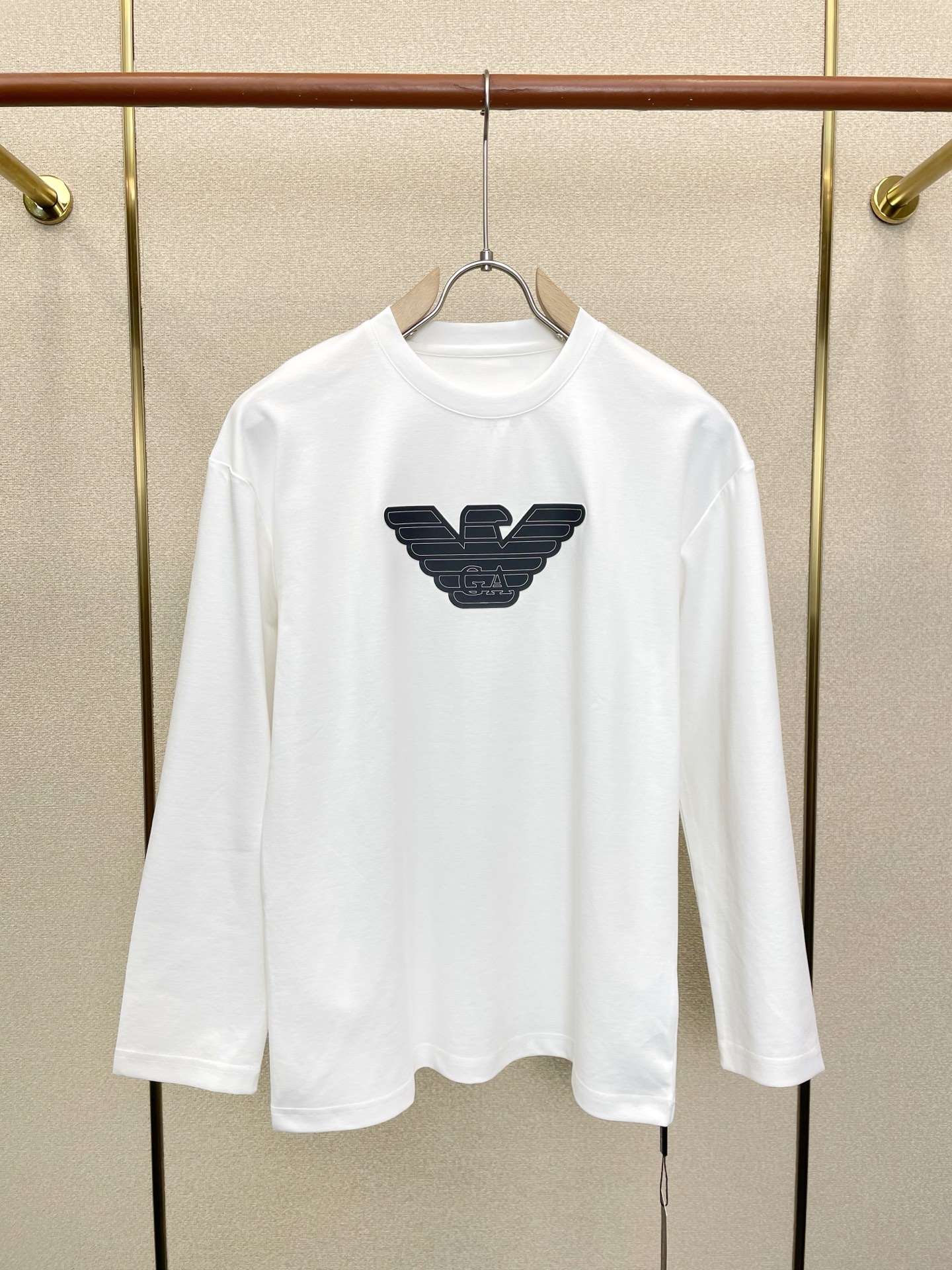 Cheap Armani Long-Sleeved T-Shirts for Men in 221144, $45 USD- [IB221144] - Replica Armani Long-Sleeved T-Shirts for Men