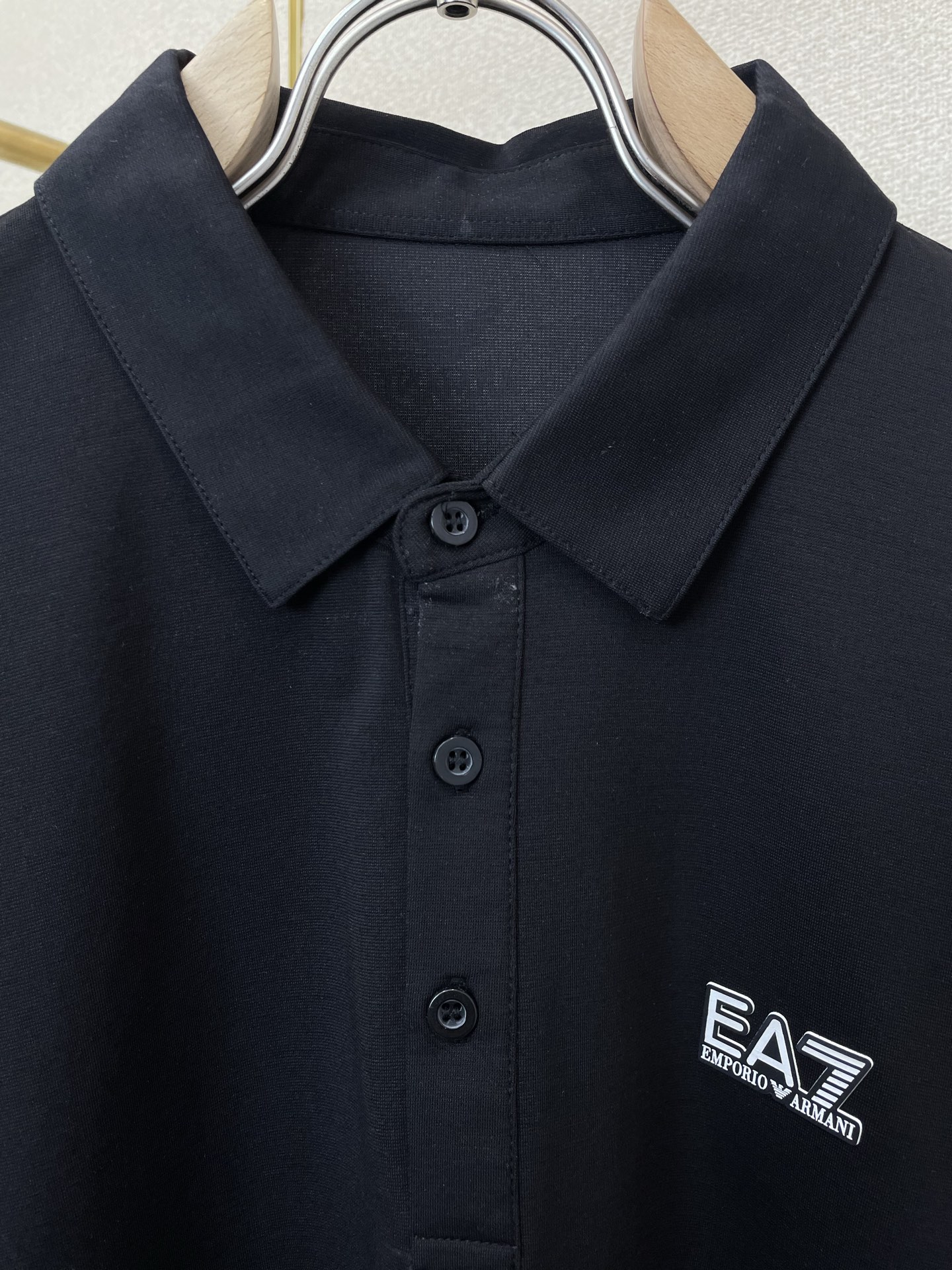Cheap Armani Long-Sleeved Polo T-Shirts for Men in 221145, $45 USD- [IB221145] - Replica Armani Long-Sleeved Polo T-Shirts for Men
