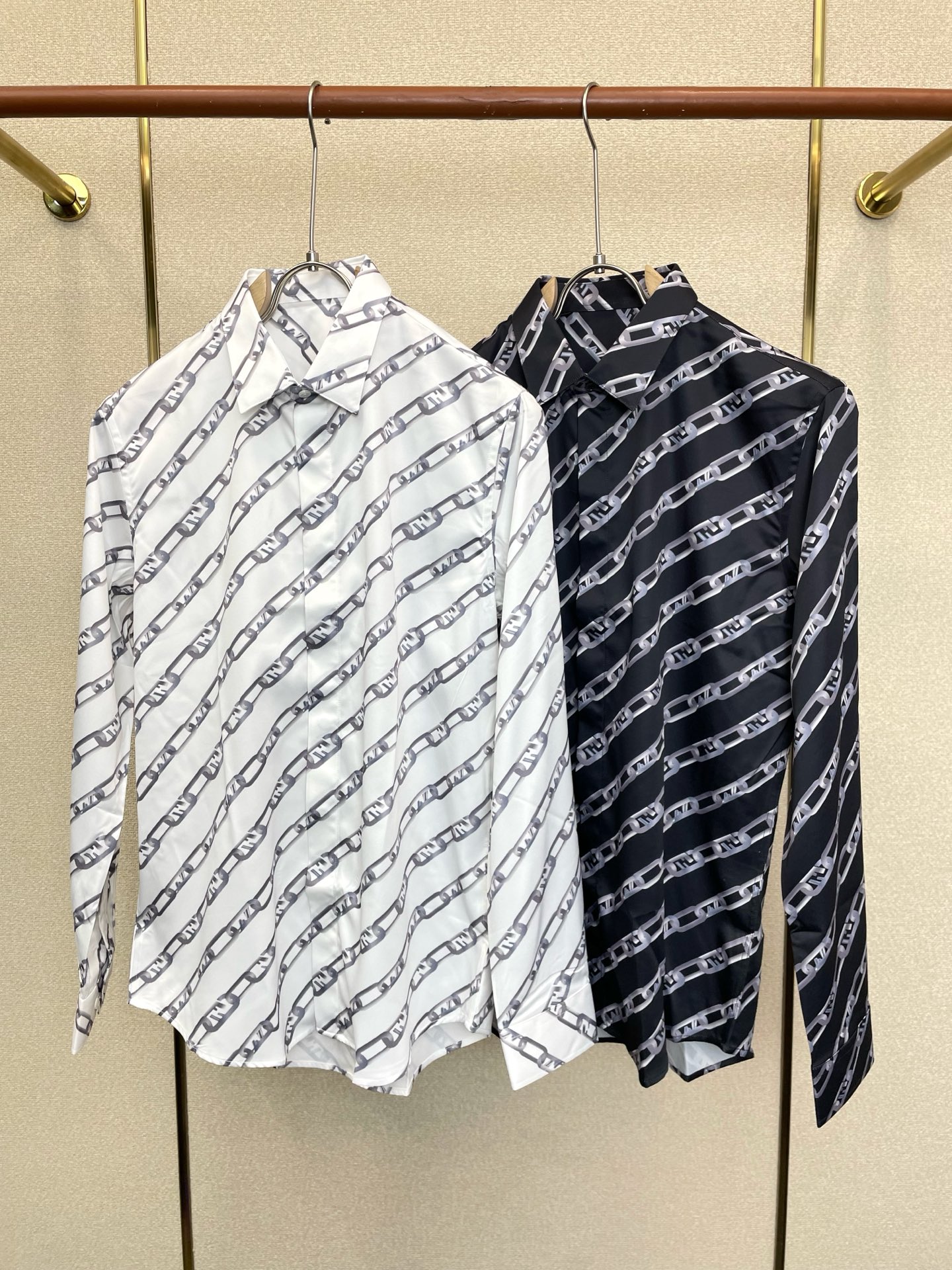 Cheap Fendi Long-Sleeved Polo Shirts for Men in 221204, $65 USD- [IB221204] - Replica Fendi Long-Sleeved Polo Shirts for Men
