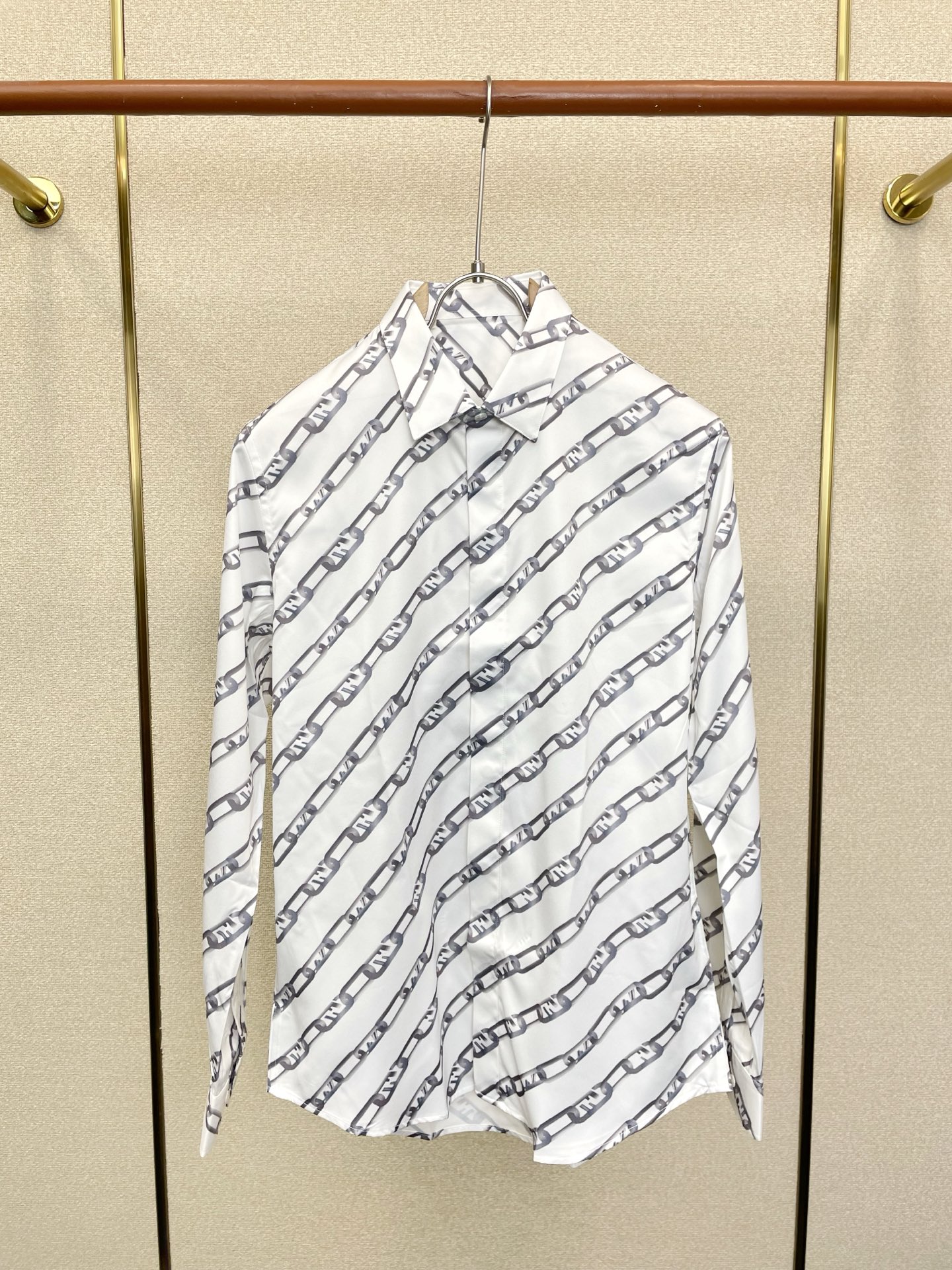 Cheap Fendi Long-Sleeved Polo Shirts for Men in 221204, $65 USD- [IB221204] - Replica Fendi Long-Sleeved Polo Shirts for Men