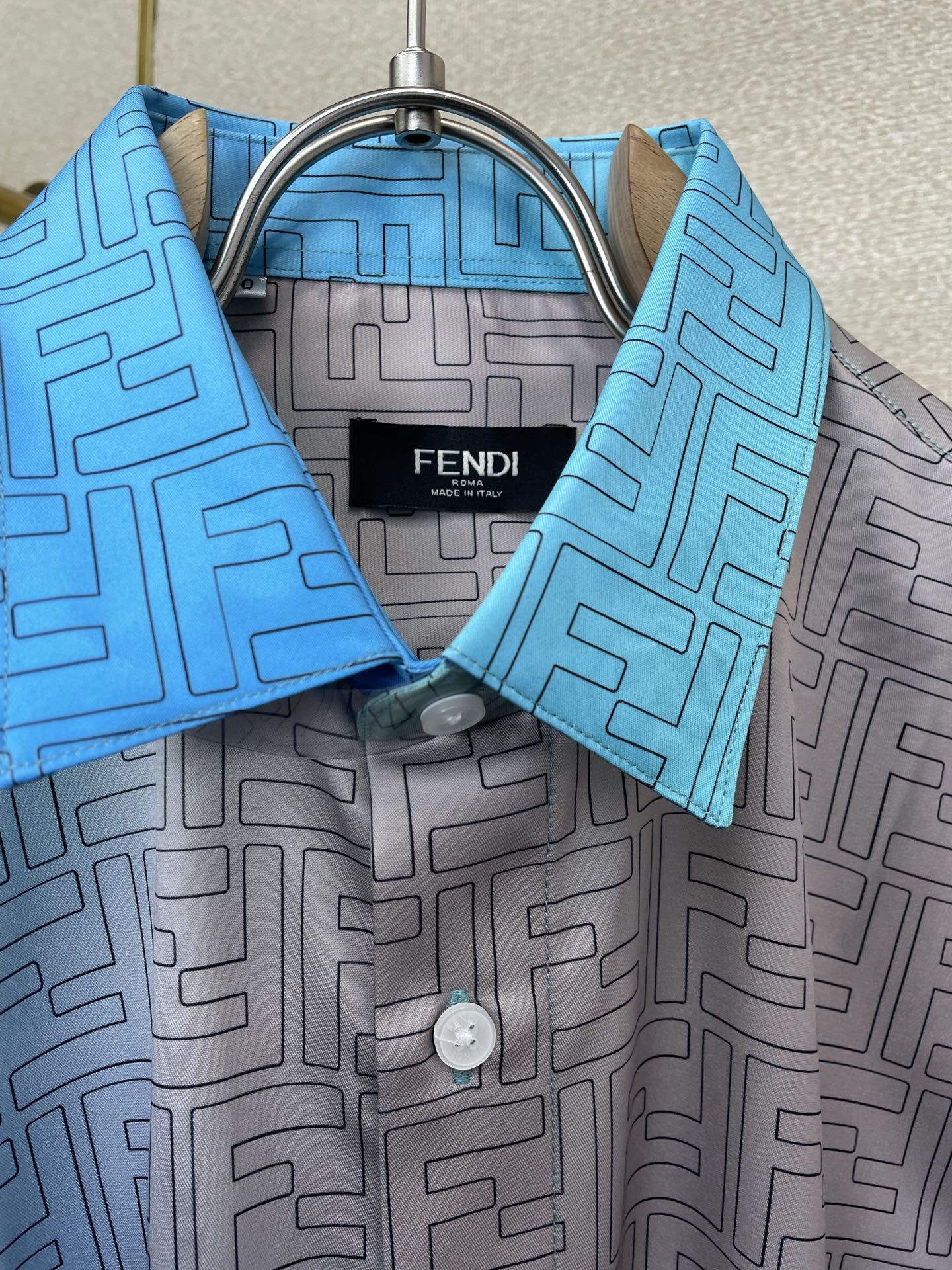 Cheap Fendi Long-Sleeved Polo Shirts for Men in 221205, $50 USD- [IB221205] - Replica Fendi Long-Sleeved Polo Shirts for Men