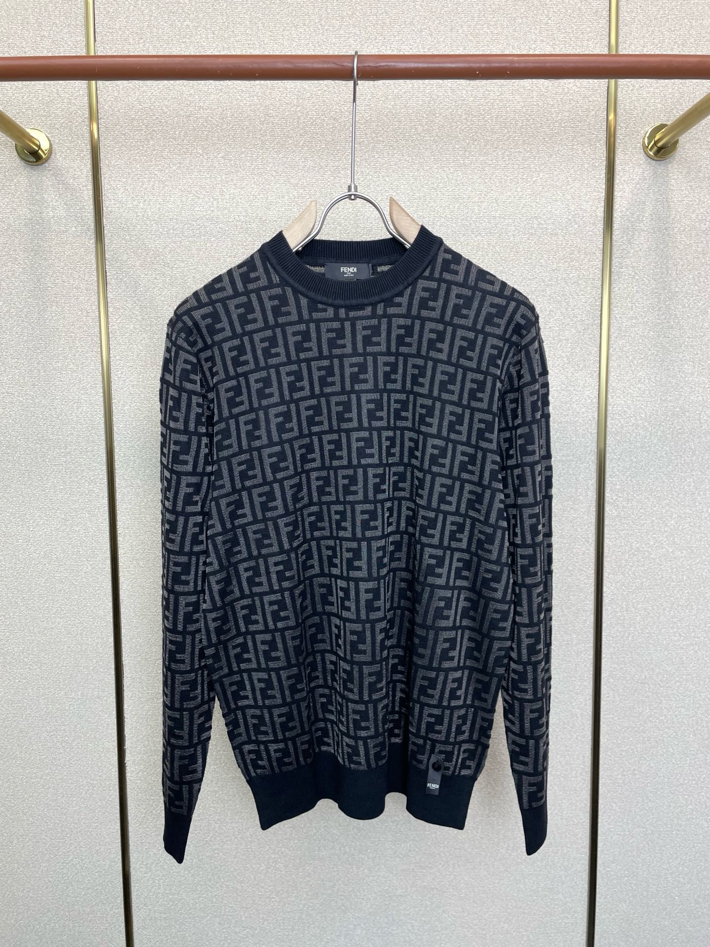 Cheap Fendi Sweaters for Men in 221207, $70 USD- [IB221207] - Replica Fendi Sweaters for Men