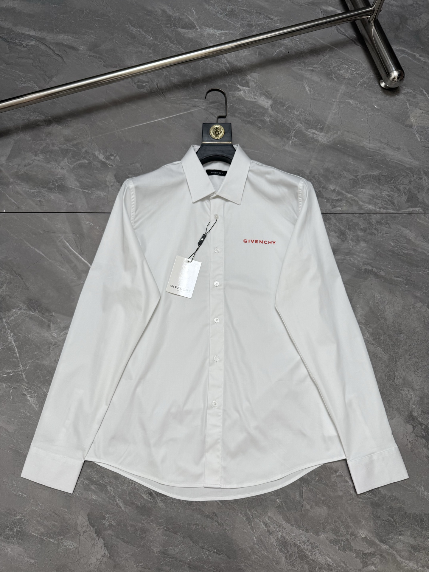 Cheap Givenchy Long-Sleeved Polo Shirts in 221209, $60 USD- [IB221209] - Replica Givenchy Long-Sleeved Polo Shirts