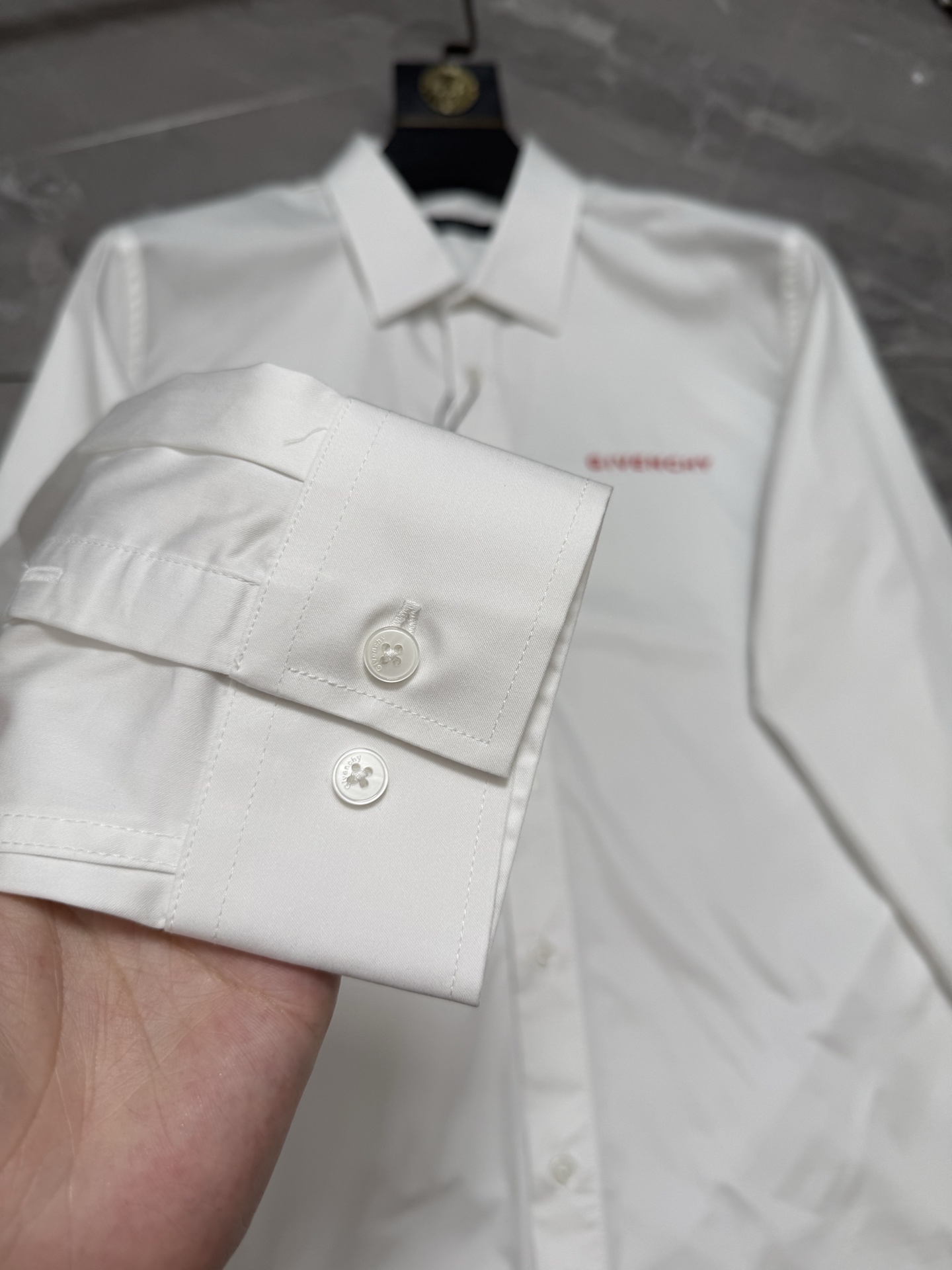 Cheap Givenchy Long-Sleeved Polo Shirts in 221209, $60 USD- [IB221209] - Replica Givenchy Long-Sleeved Polo Shirts