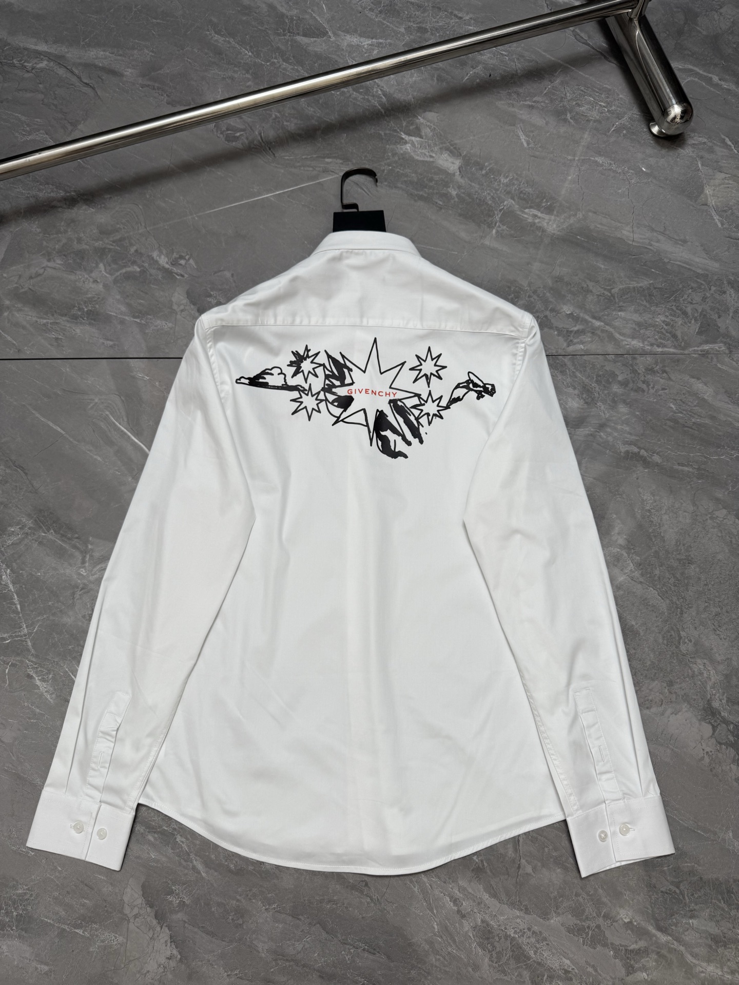 Cheap Givenchy Long-Sleeved Polo Shirts in 221209, $60 USD- [IB221209] - Replica Givenchy Long-Sleeved Polo Shirts