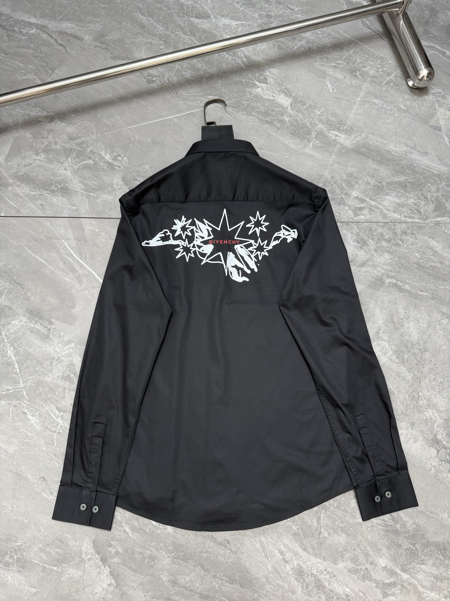 Cheap Givenchy Long-Sleeved Polo Shirts in 221210, $60 USD- [IB221210] - Replica Givenchy Long-Sleeved Polo Shirts