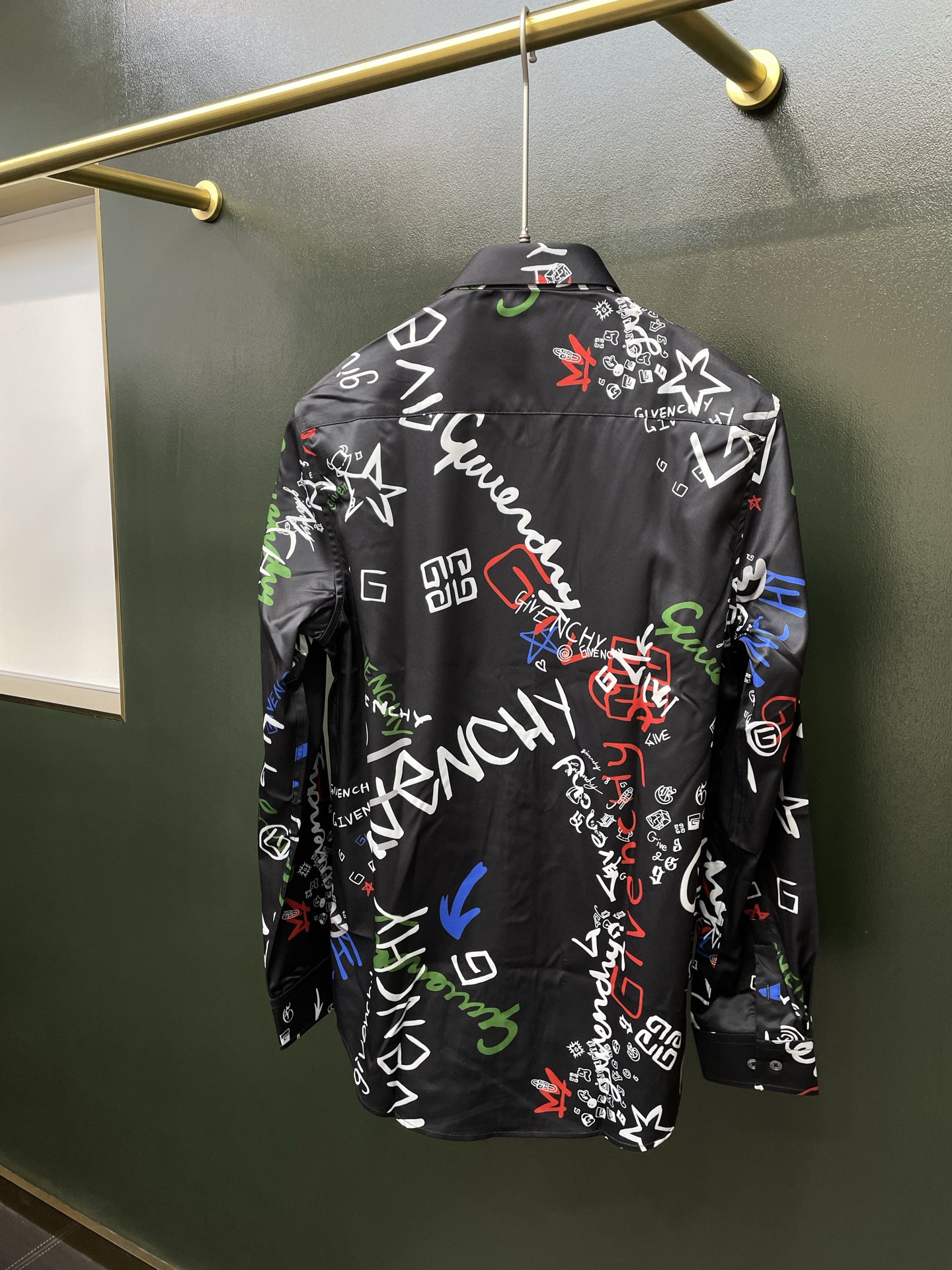 Cheap Givenchy Long-Sleeved Polo Shirts in 221212, $65 USD- [IB221212] - Replica Givenchy Long-Sleeved Polo Shirts