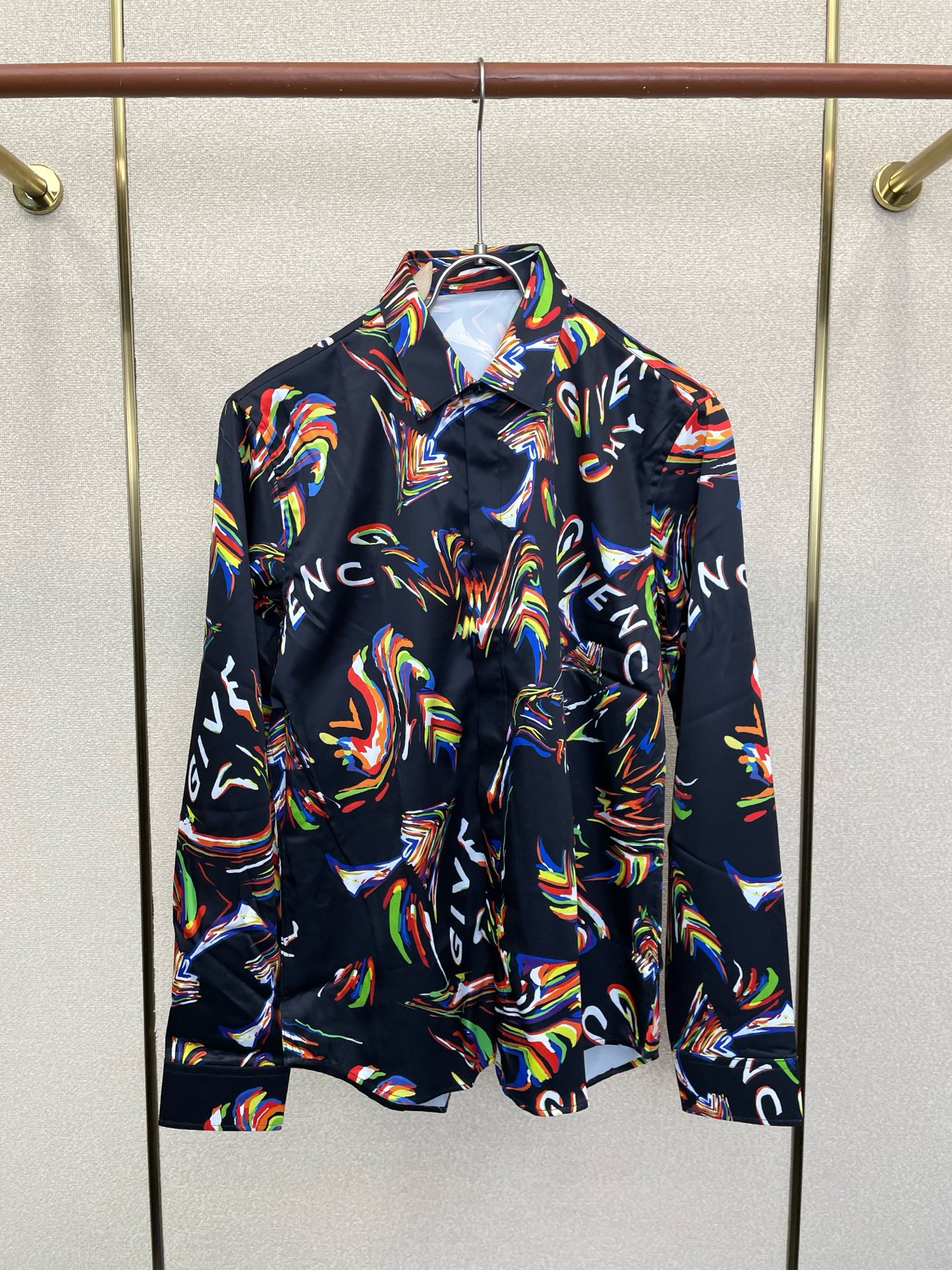 Cheap Givenchy Long-Sleeved Polo Shirts in 221214, $65 USD- [IB221214] - Replica Givenchy Long-Sleeved Polo Shirts