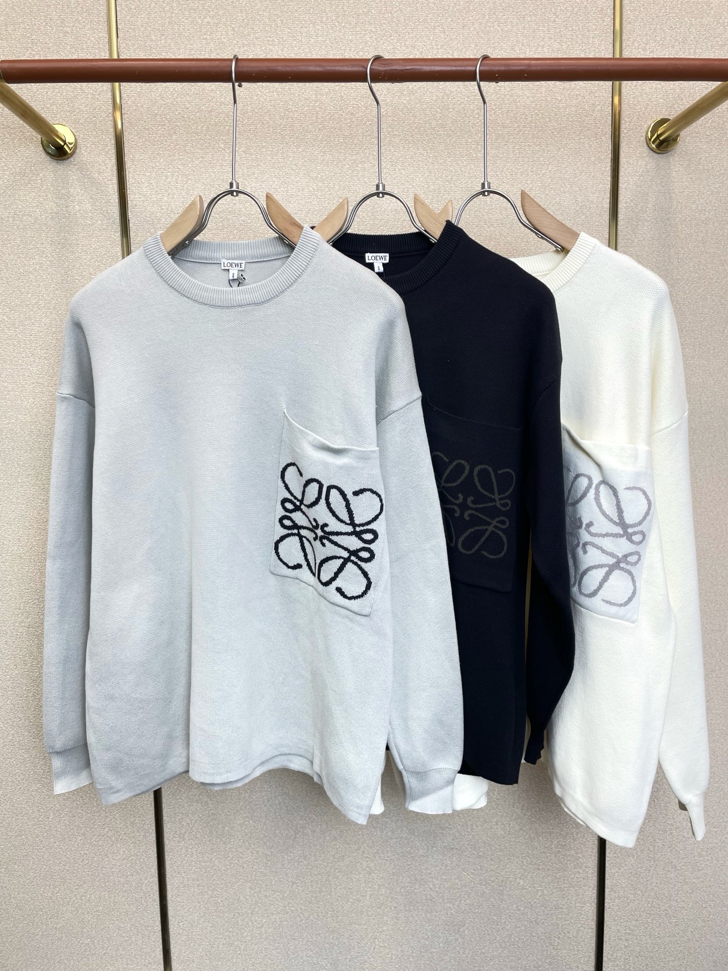 Cheap Loewe Sweaters in 221228, $105 USD- [IB221228] - Replica Loewe Sweaters