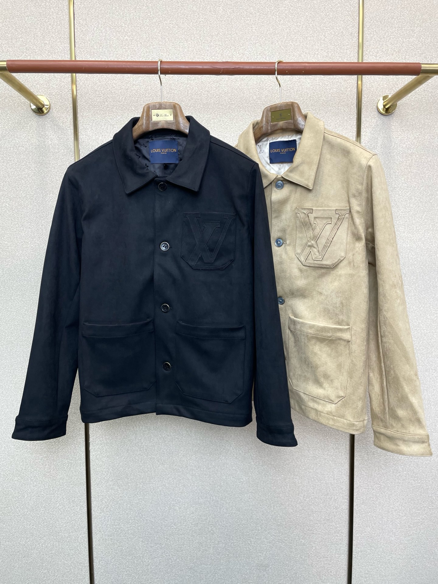 Cheap Louis Vuitton Thin Jackets For Men in 221238, $125 USD- [IB221238] - Replica Louis Vuitton Thin Jackets For Men