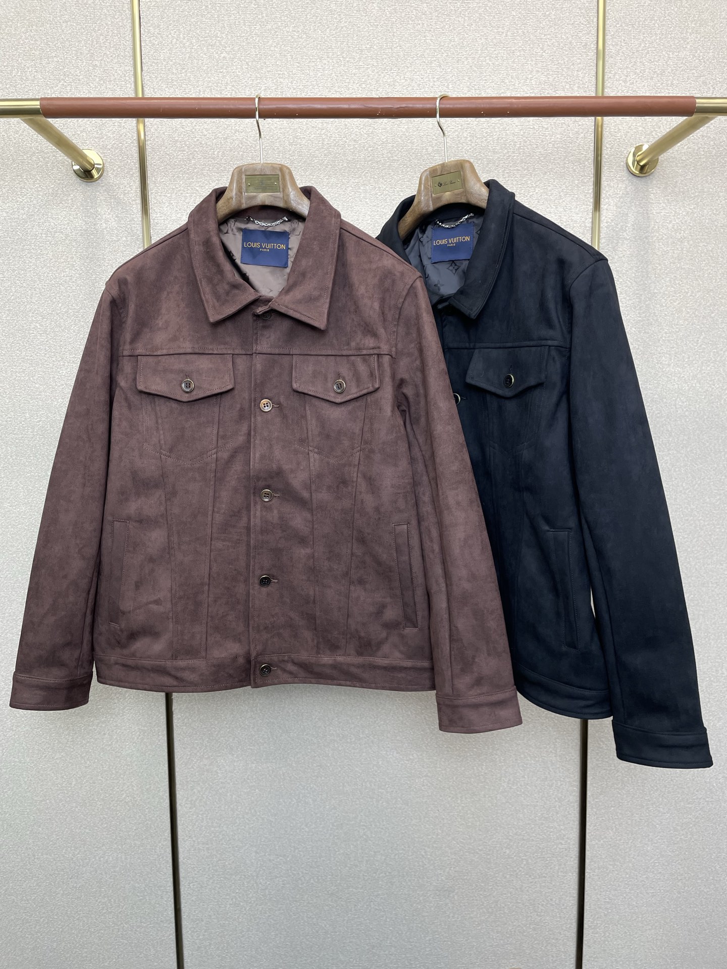 Cheap Louis Vuitton Thin Jackets For Men in 221239, $125 USD- [IB221239] - Replica Louis Vuitton Thin Jackets For Men
