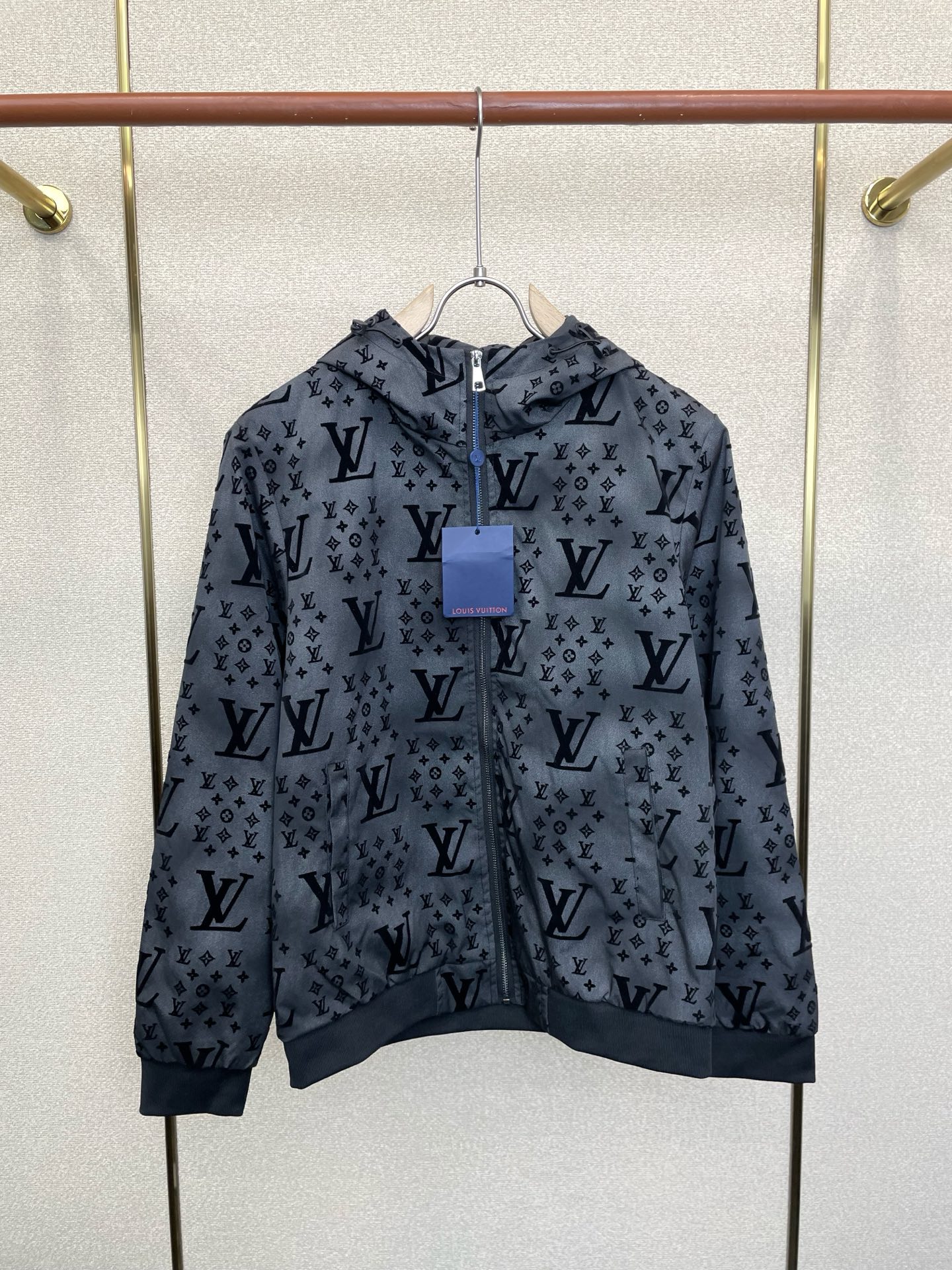 Cheap Louis Vuitton Thin Jackets For Men in 221245, $110 USD- [IB221245] - Replica Louis Vuitton Thin Jackets For Men